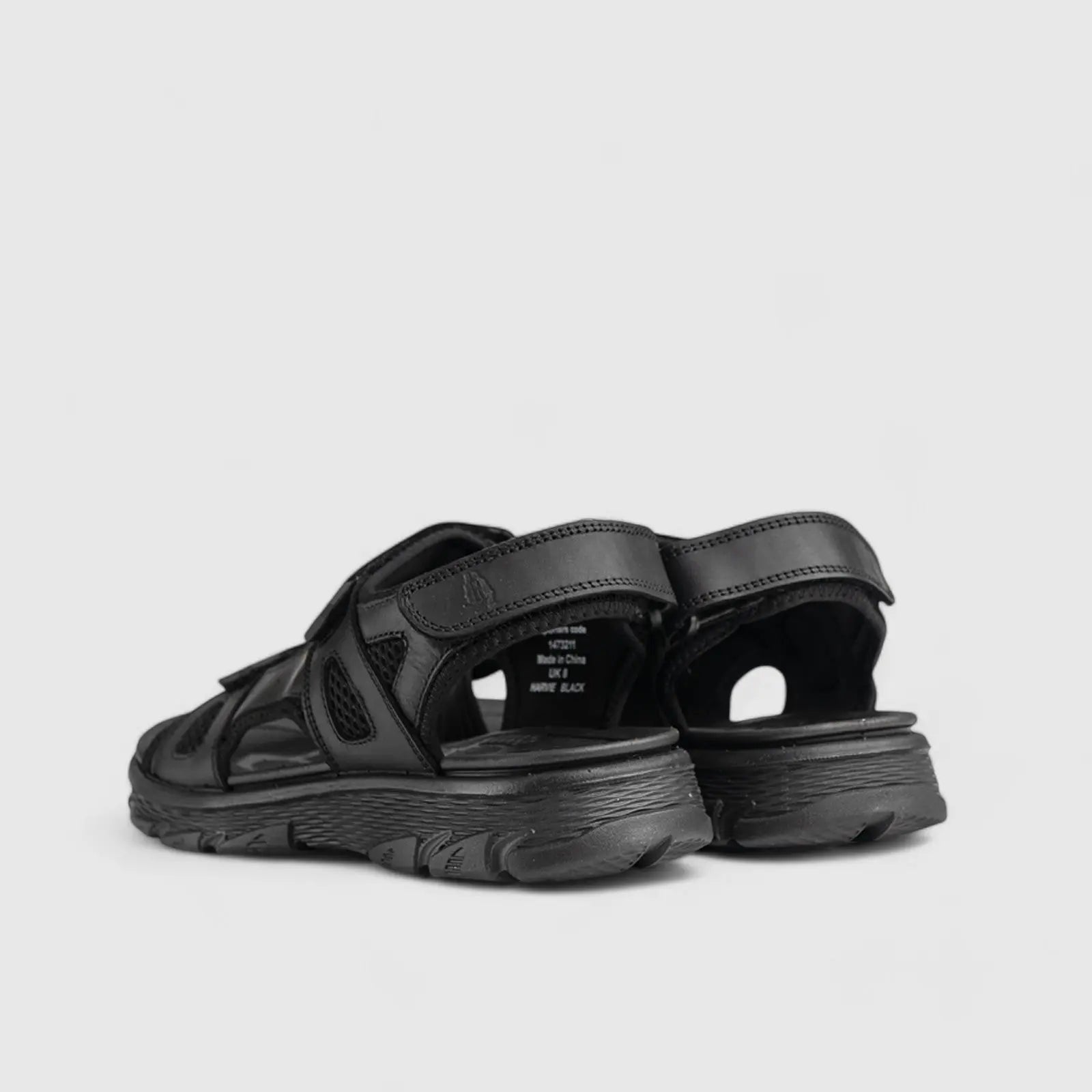 Harvie Comfort Strap Sandal Black 00877