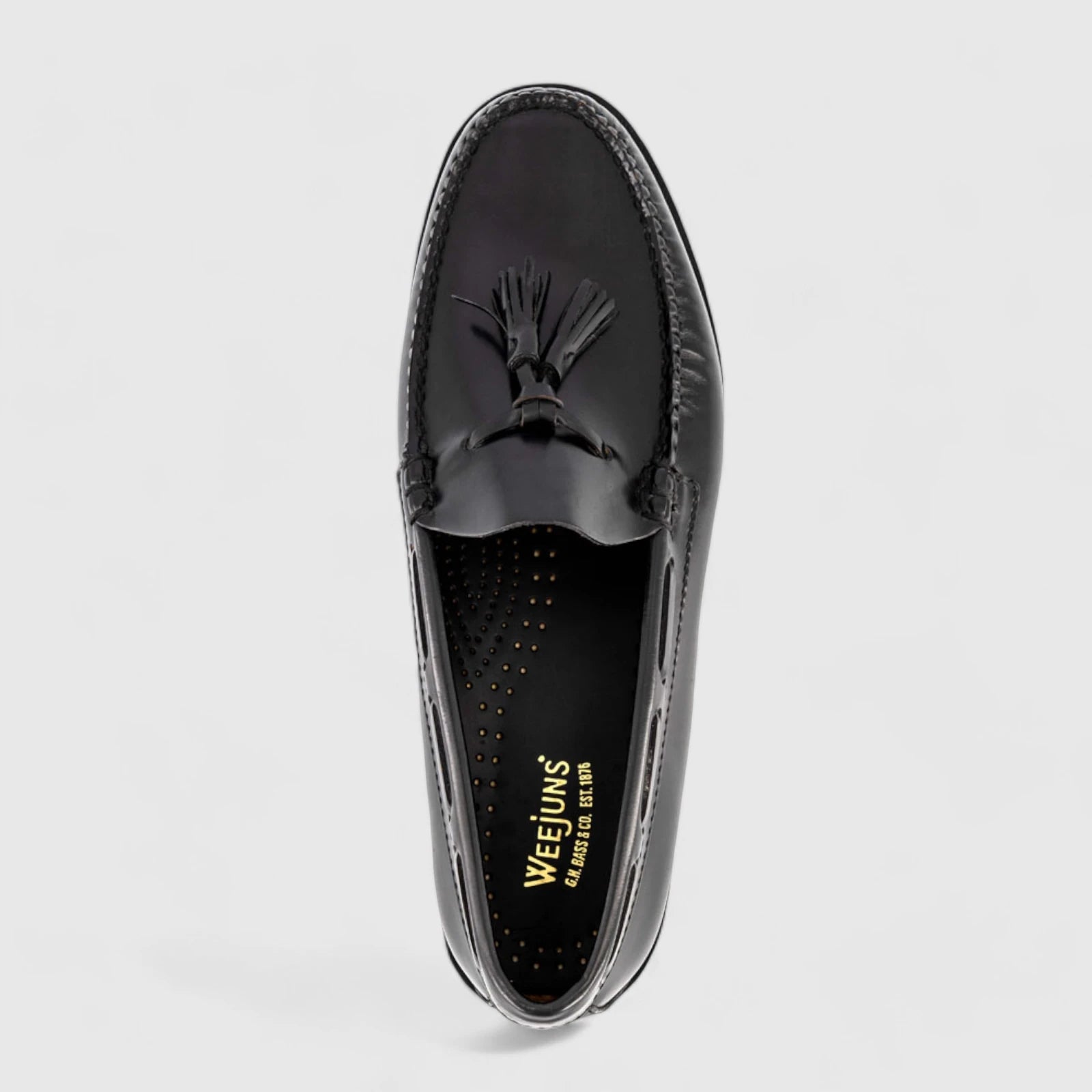 Bass Larkin Moc Tassel 11015 Black