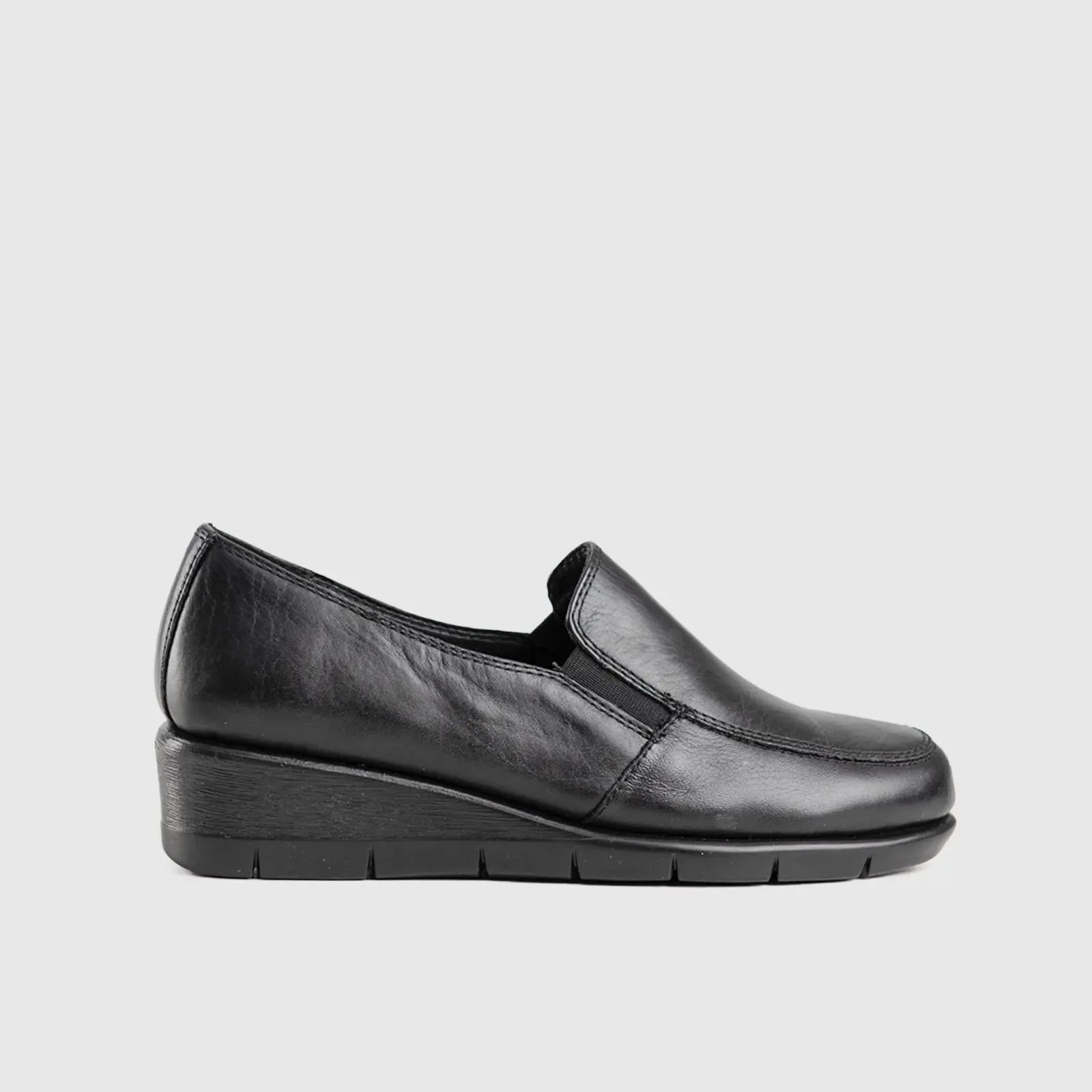 Grecia Comfort Wedge Black 01093