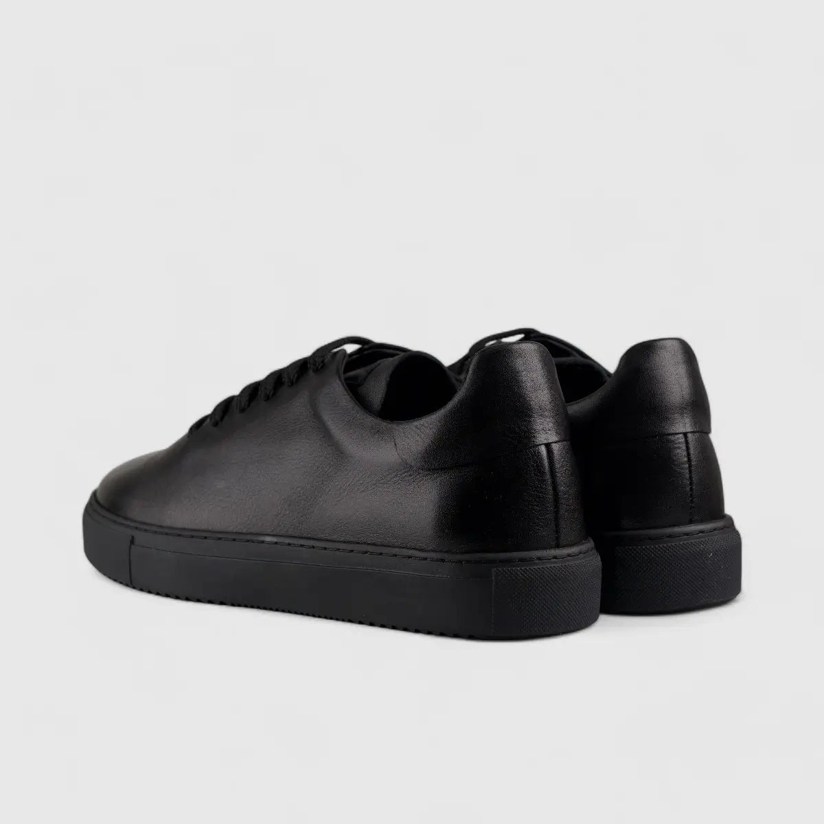 Formales Lace Up Leather Sneaker Black Tokyo 4289