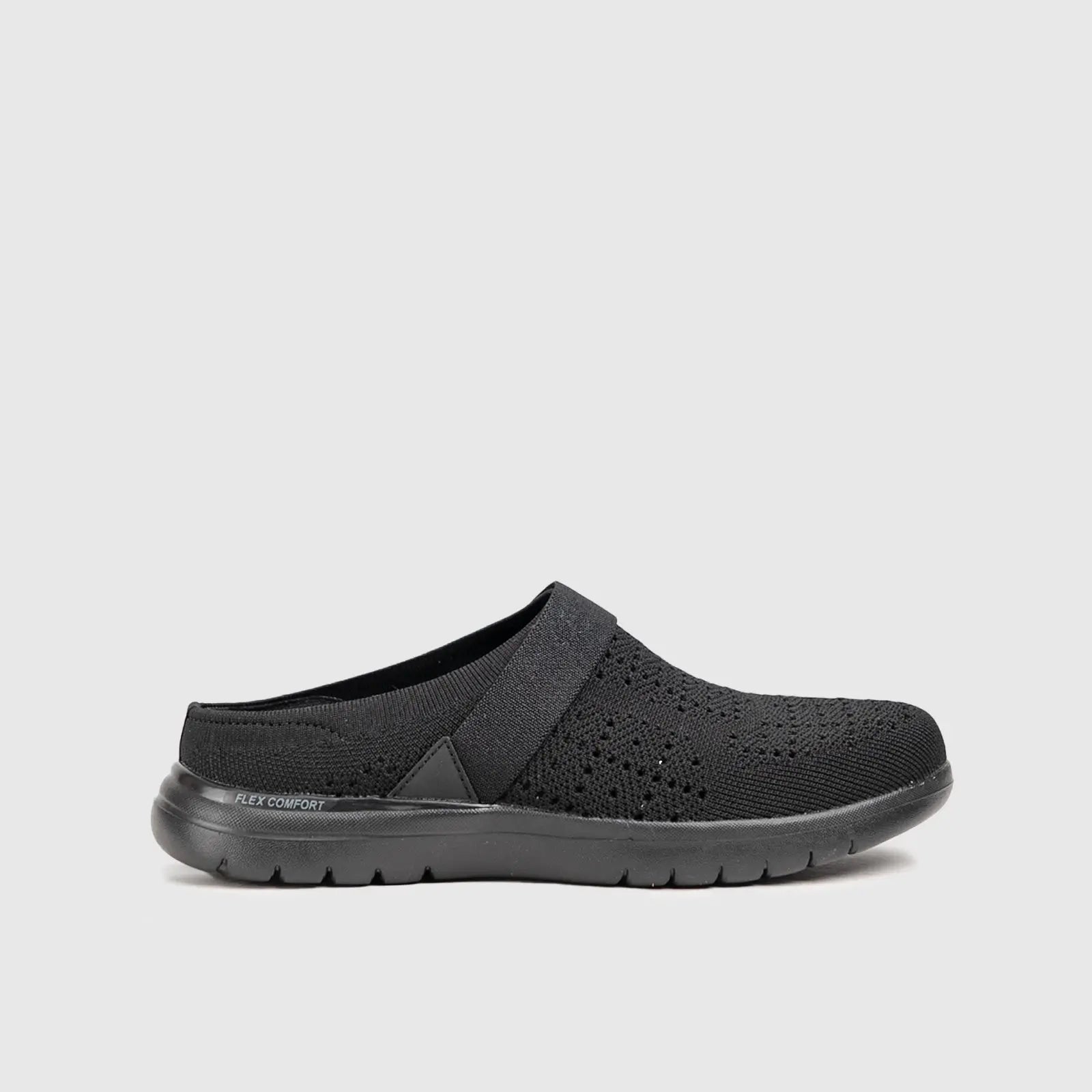 On The Go Flex  Open Back Slip Ons Black 136503