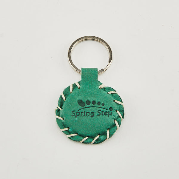 SPRING STEP Leather Keychain