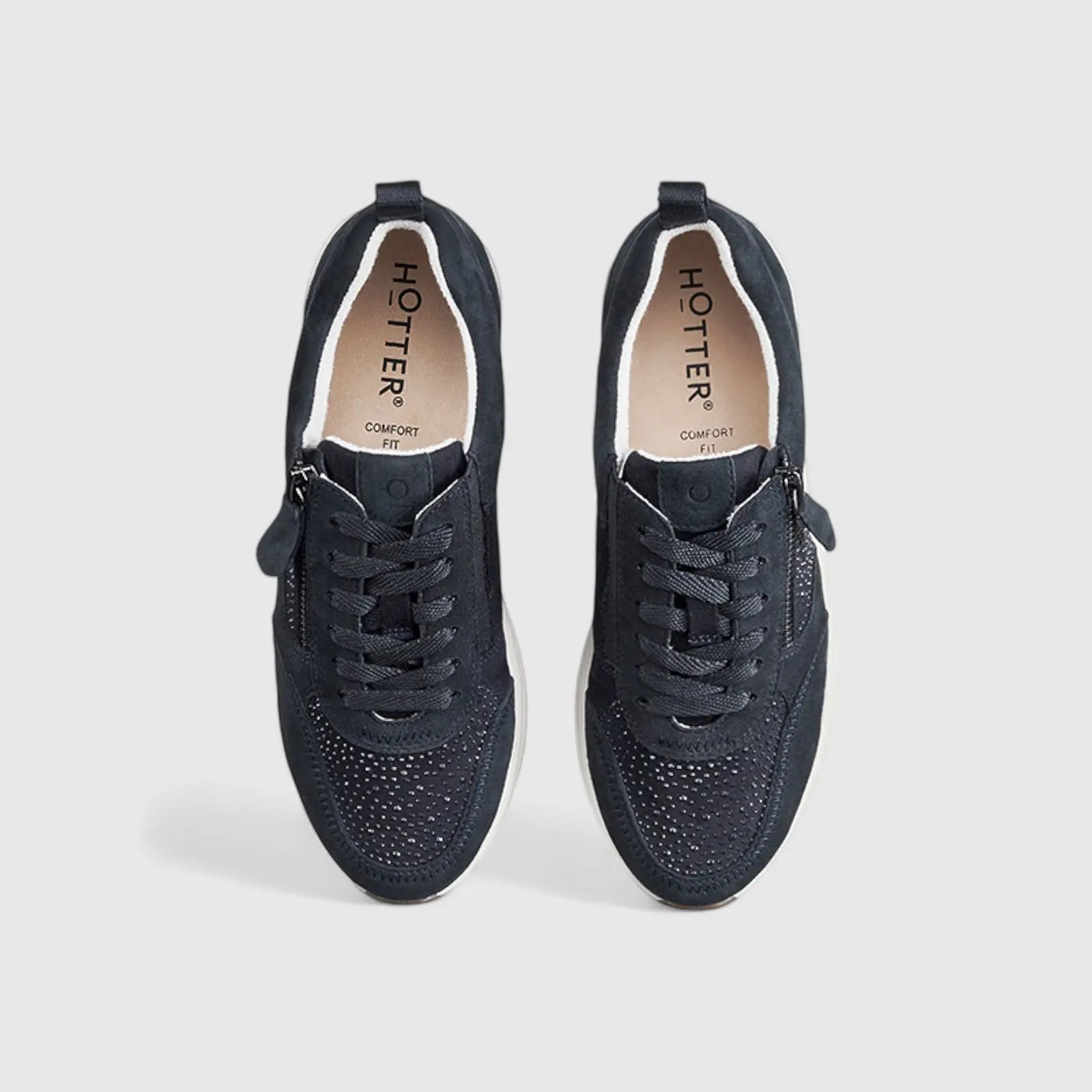Zodiac Comfort Wedge Sneakers Navy
