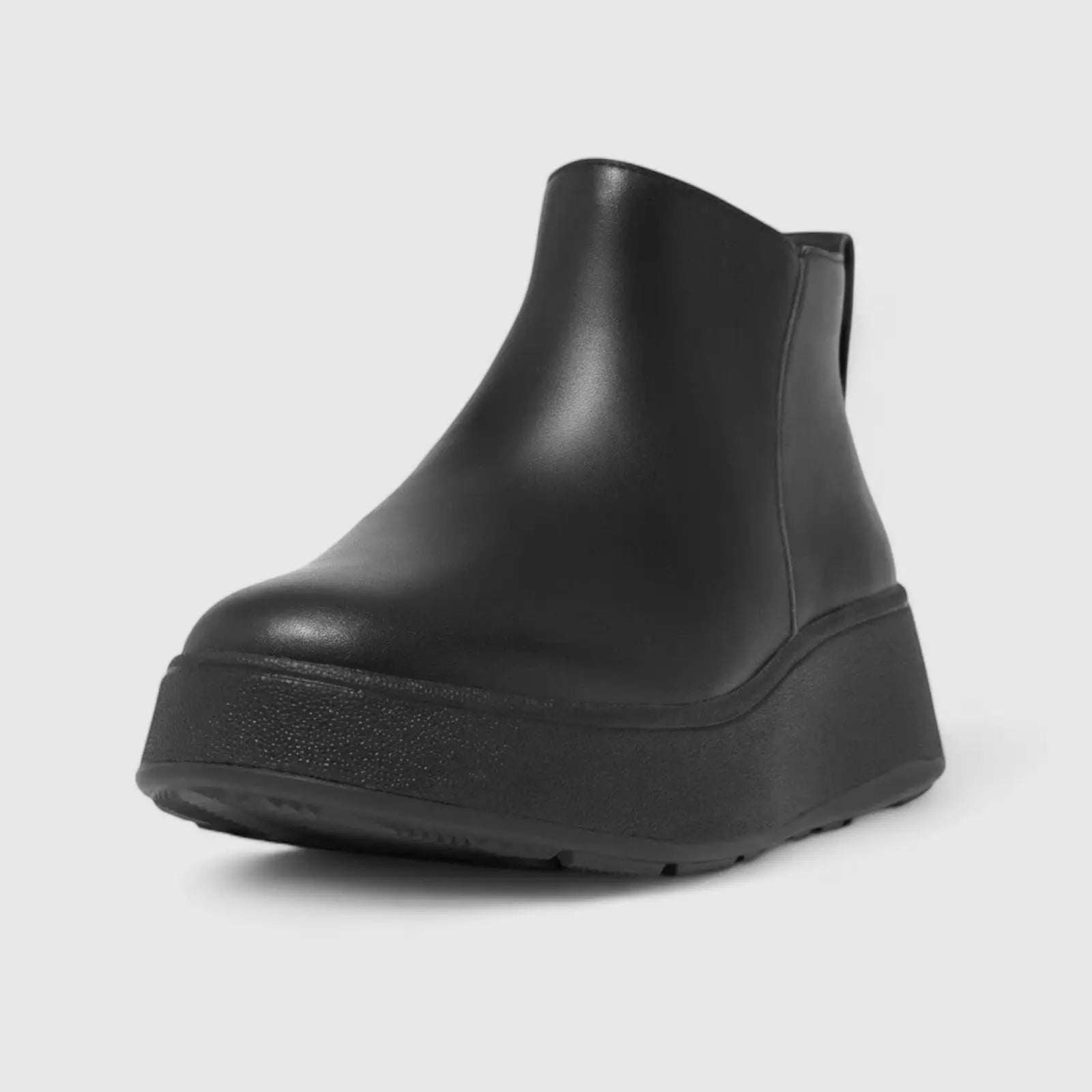 Fit Flops F-Mode Flatform Zip Ankle Boot Black GM2-090