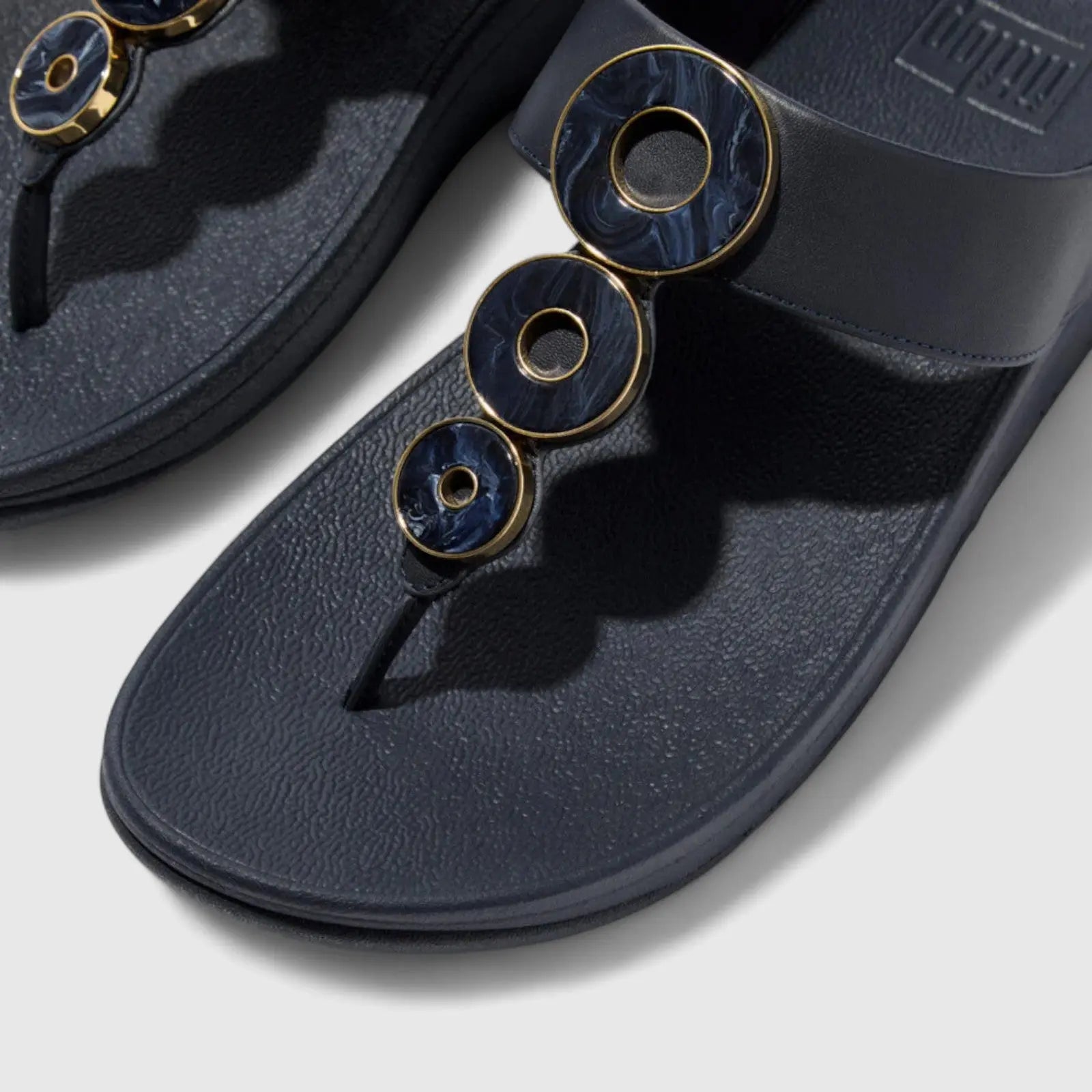 Fit Flops Fino Resin Hoop Navy IB8-A99