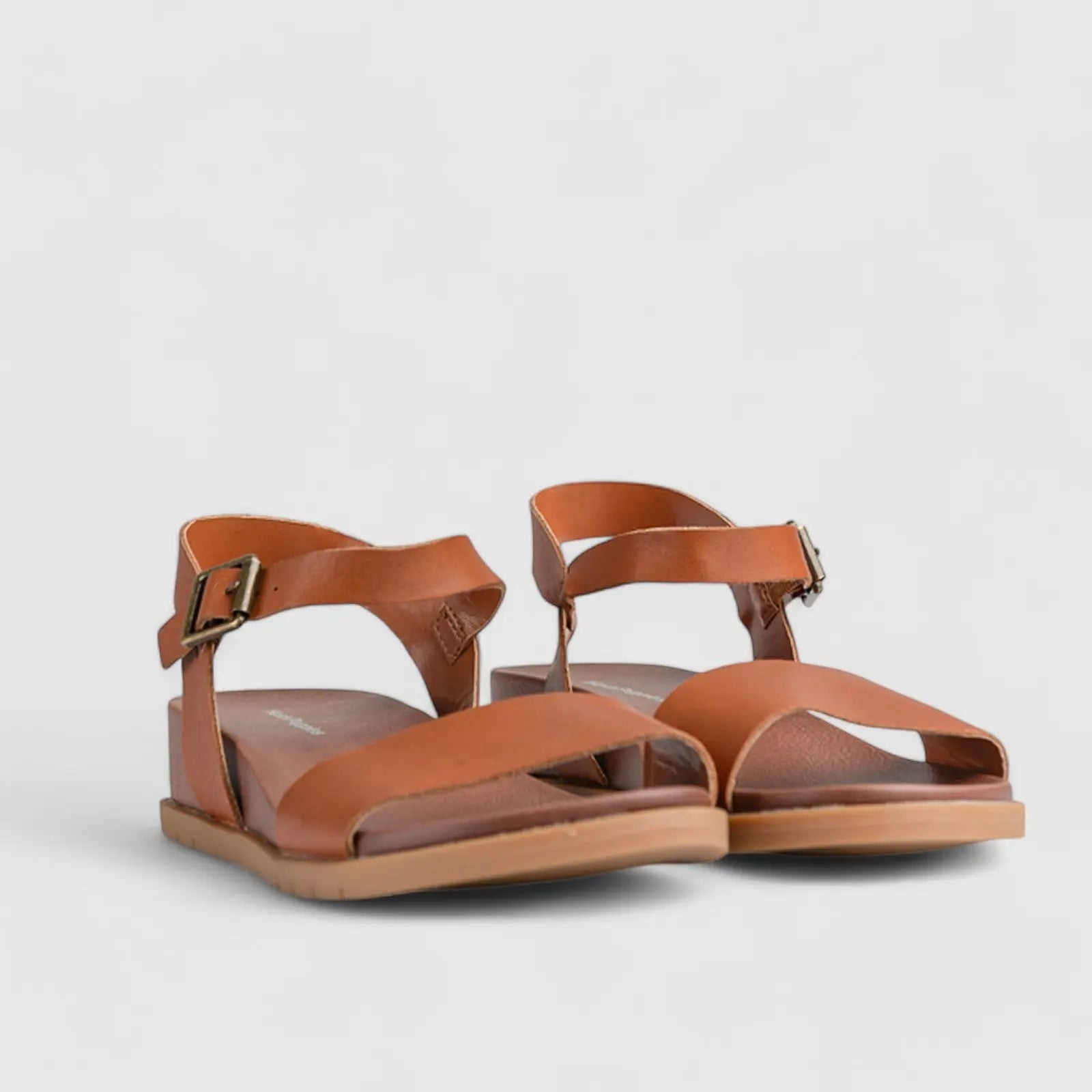 Graice Comfort Wedge Sandal Tan 01372