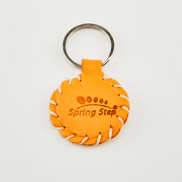 SPRING STEP Leather Keychain