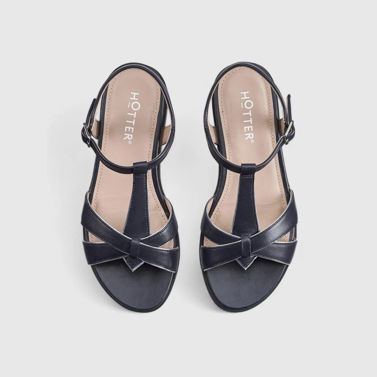 Pienza  Comfort Leather Sandal Navy