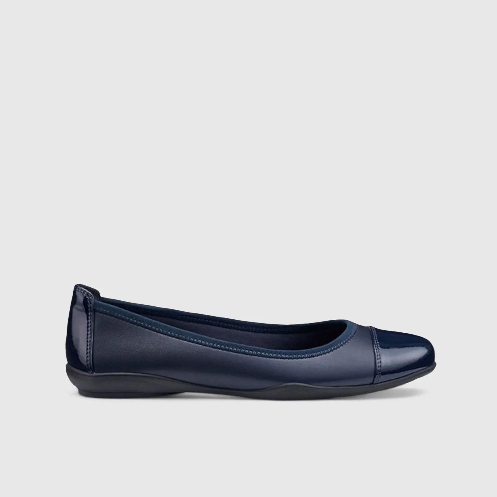 Ivy Comfort Leather Pump Navy