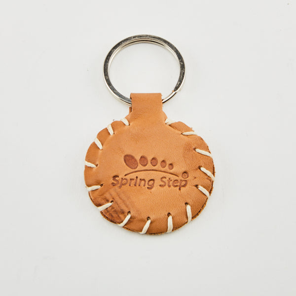 SPRING STEP Leather Keychain
