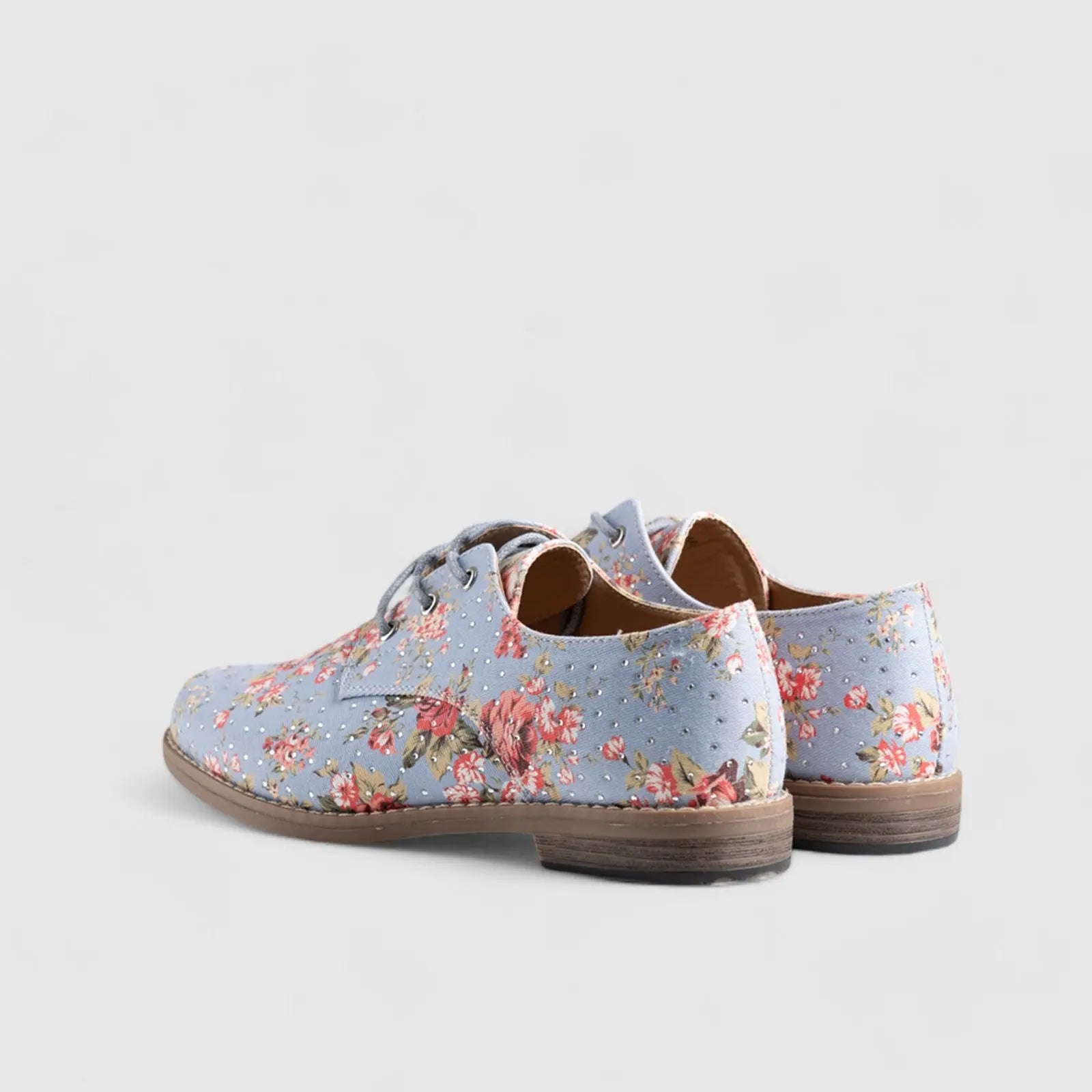 Soft Style Tywin Oxfords Denim Floral 01456