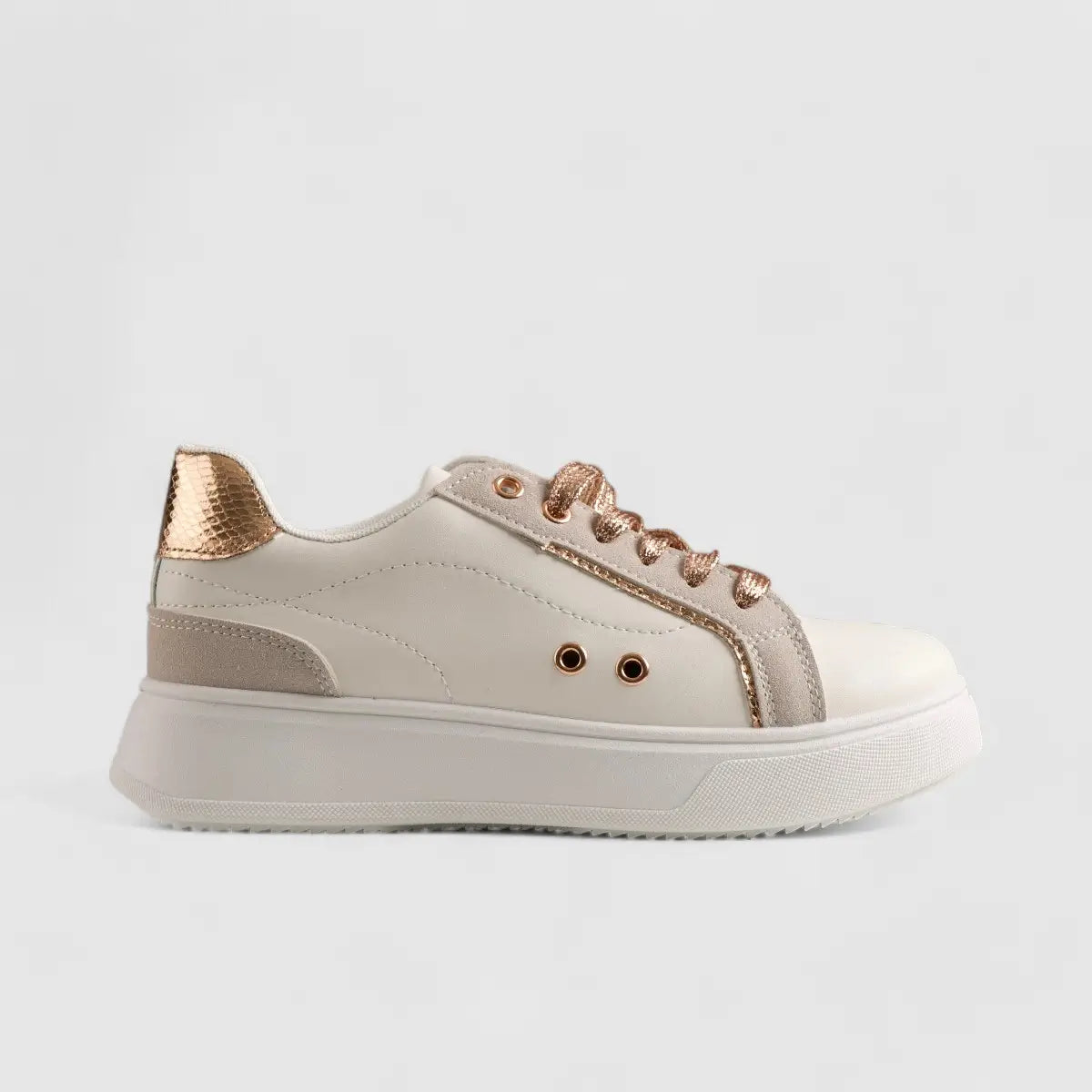 K7 Lizette Sneaker White/Rose Gold