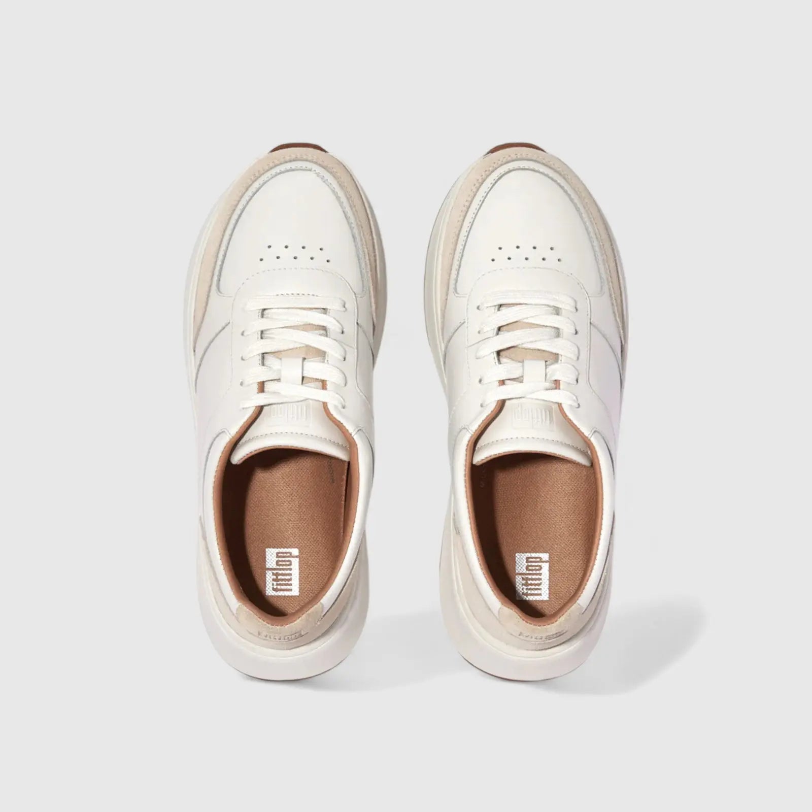 Fit Flops F-Mode Flatform Sneaker White IK8-646