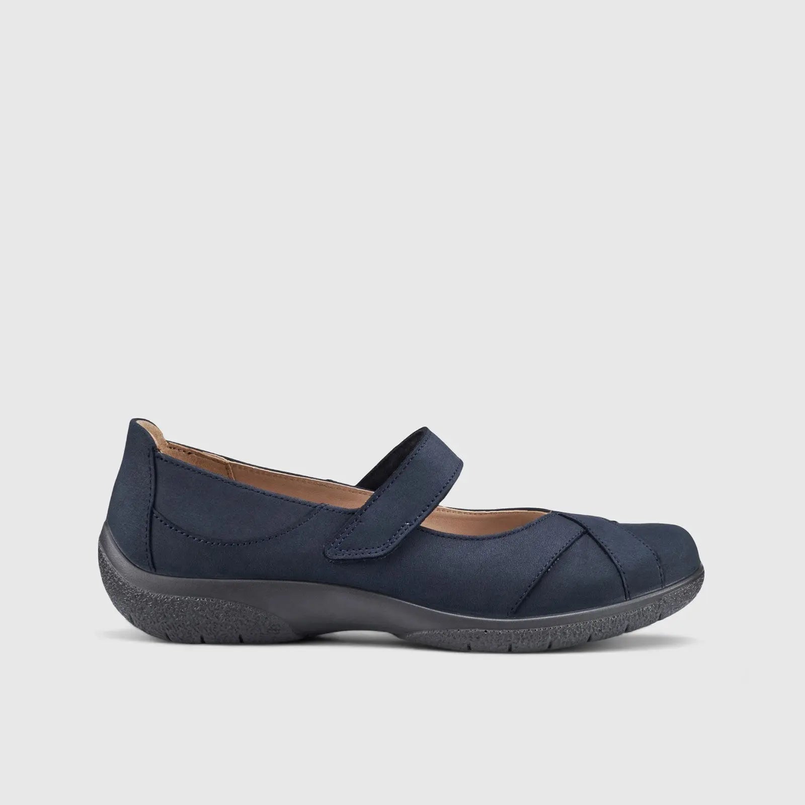 Hope Comfort Leather Shoe Denim Navy