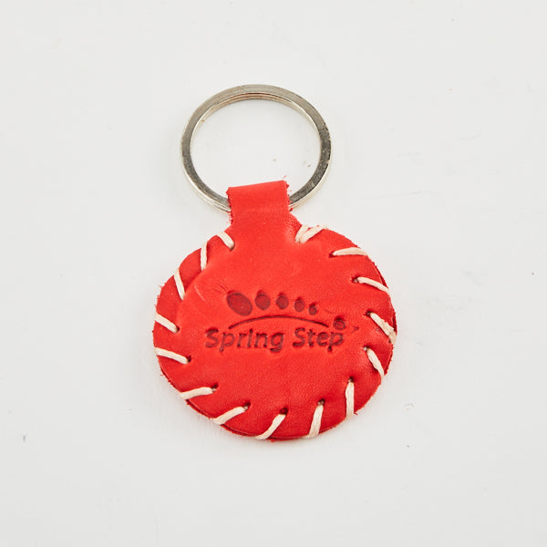 SPRING STEP Leather Keychain