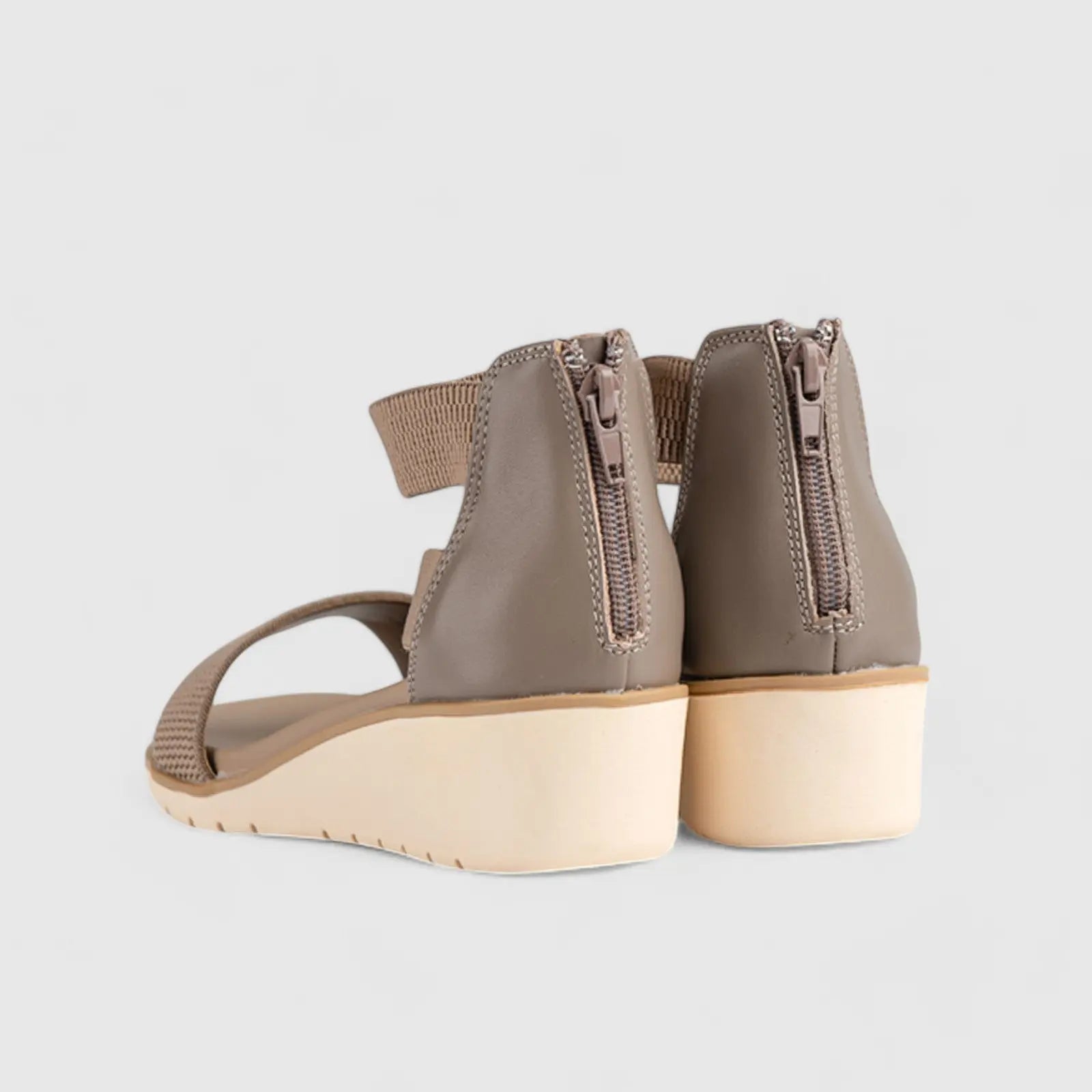 Willows Comfort Wedge Sandal Beige 01370