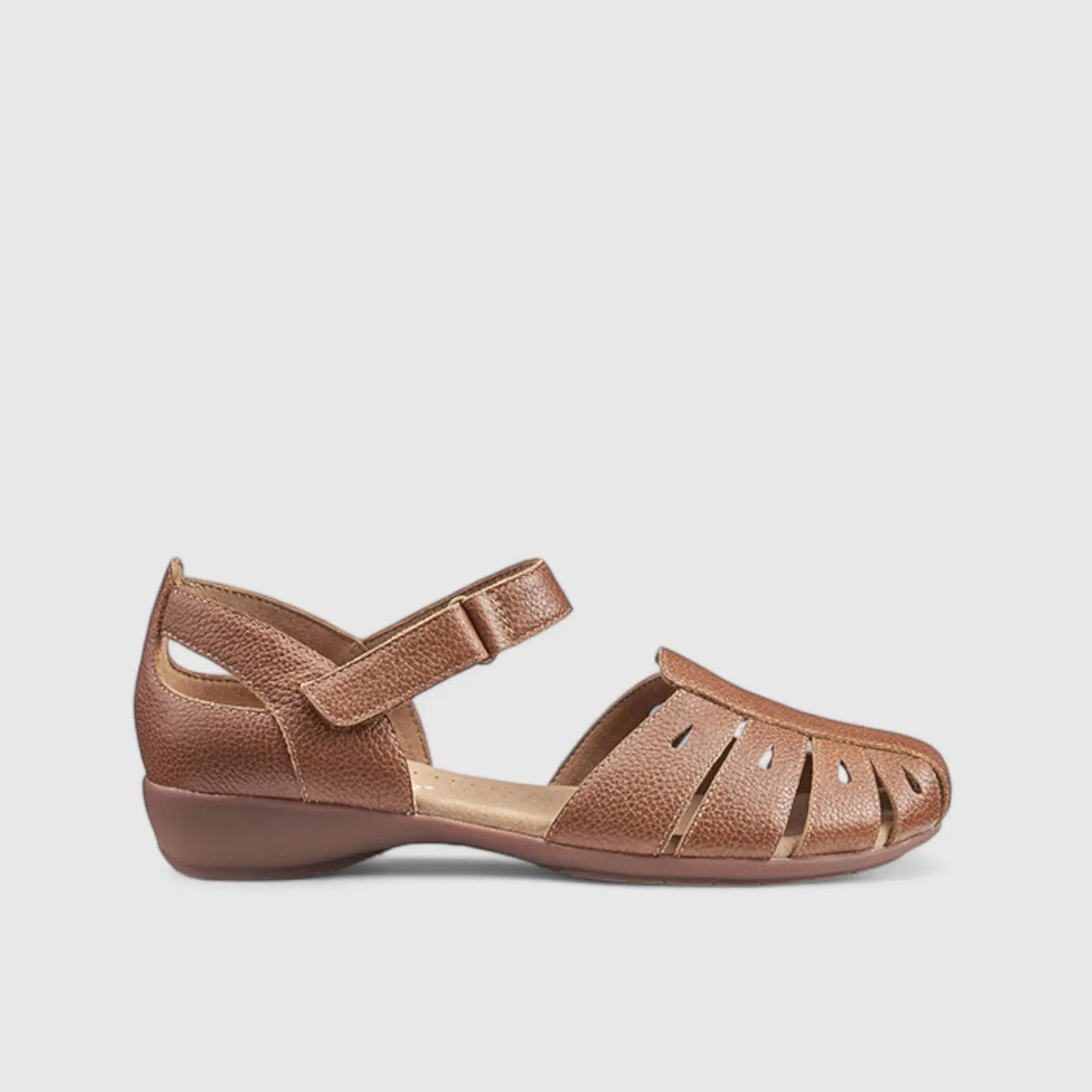 May Comfort Fisherman Leather Shoe Sandal Tan