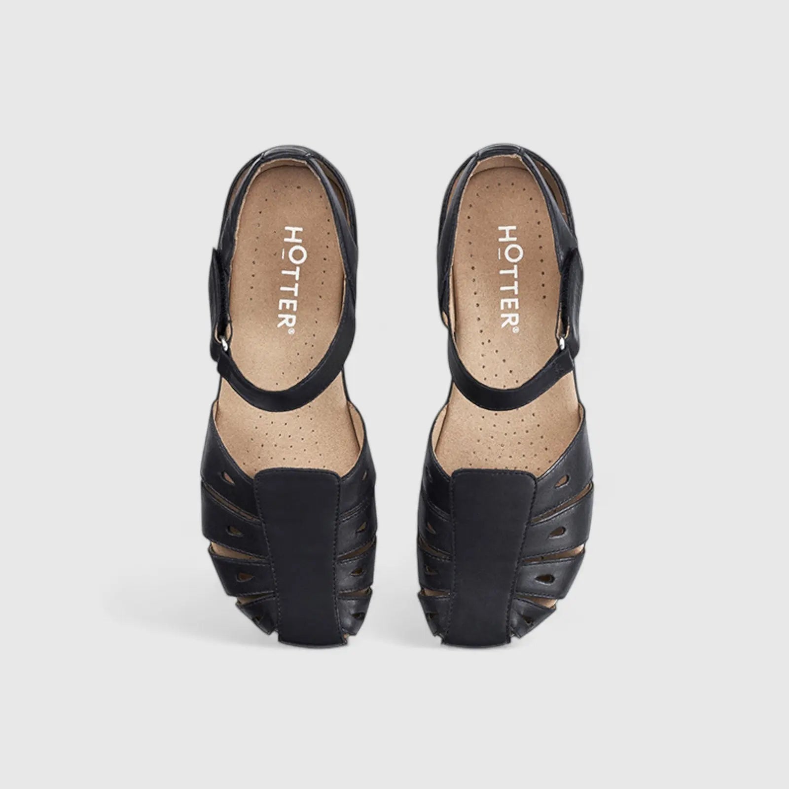 May Comfort Fisherman Leather Shoe Sandal Black