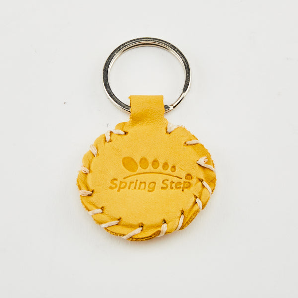 SPRING STEP Leather Keychain