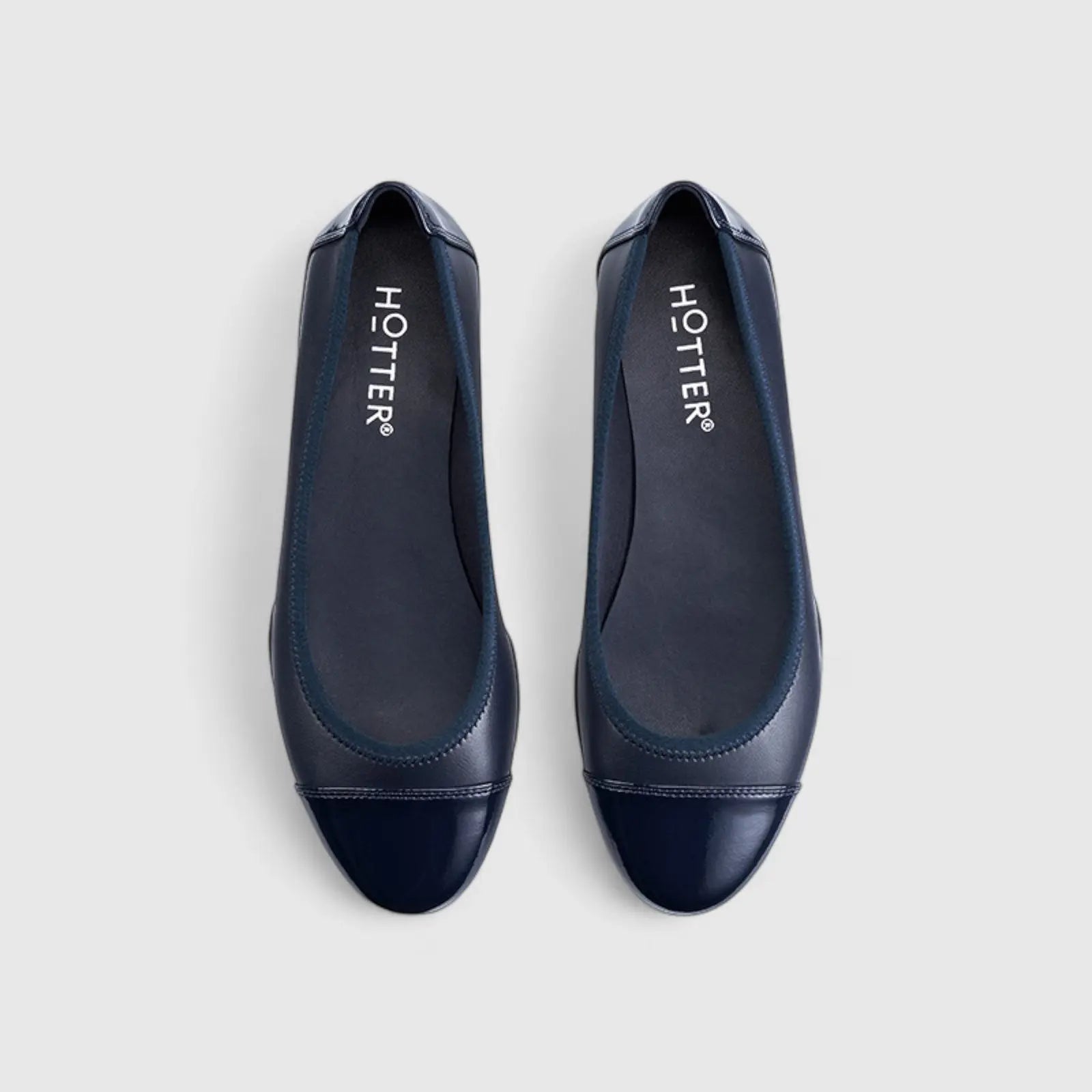Ivy Comfort Leather Pump Navy