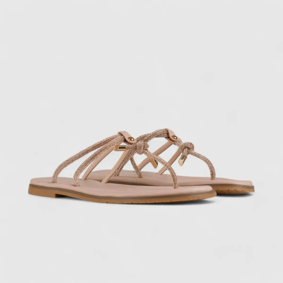 Bulbul Flat Bling Thong Sandal Pink HAR015