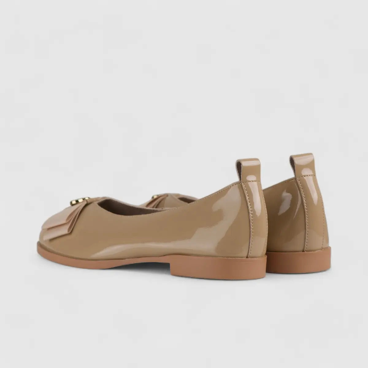 Morbido Ladies Leather Comfort Pump Beige BIL005