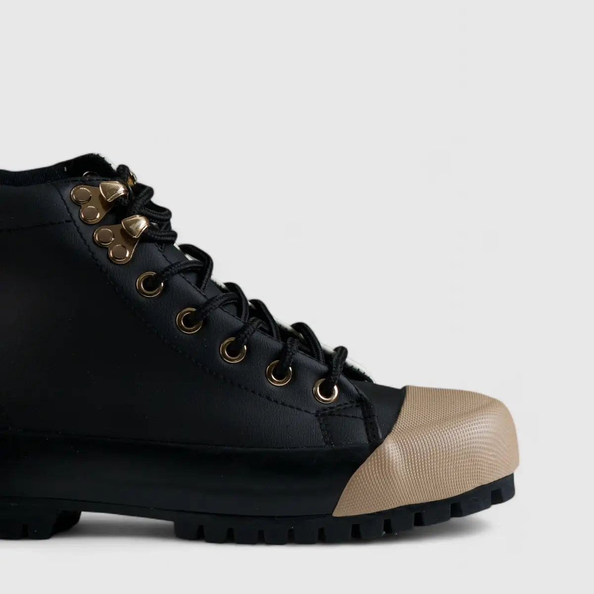 Caprio 2 Tone Statement Sneaker Boots Beige/Camel