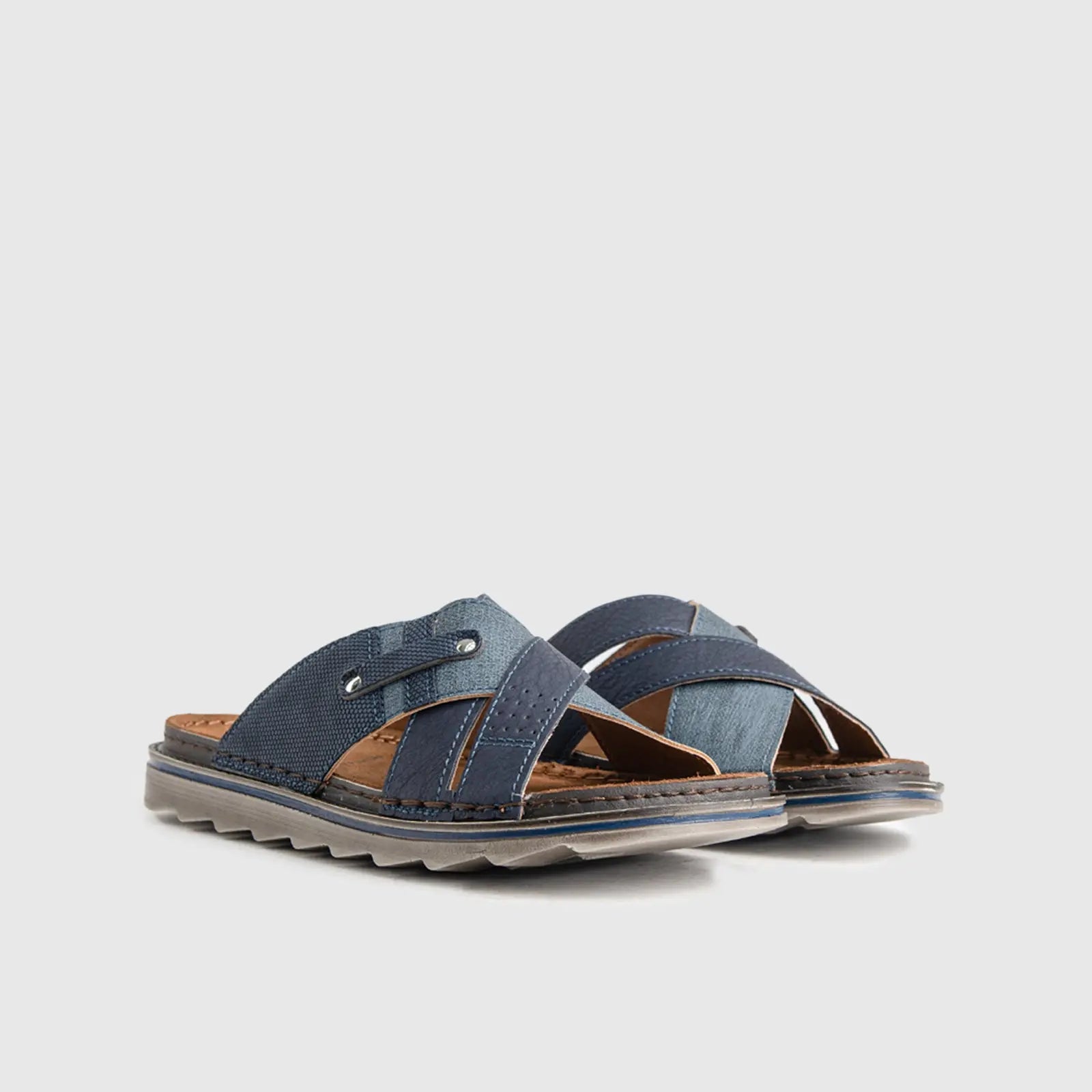 Mens Comfort Sandal BO001 Blue