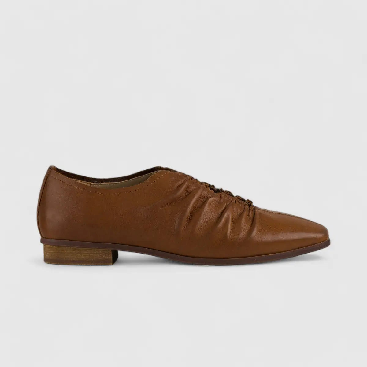 Morbido Comfort Leather Pump Brown HDS5-2