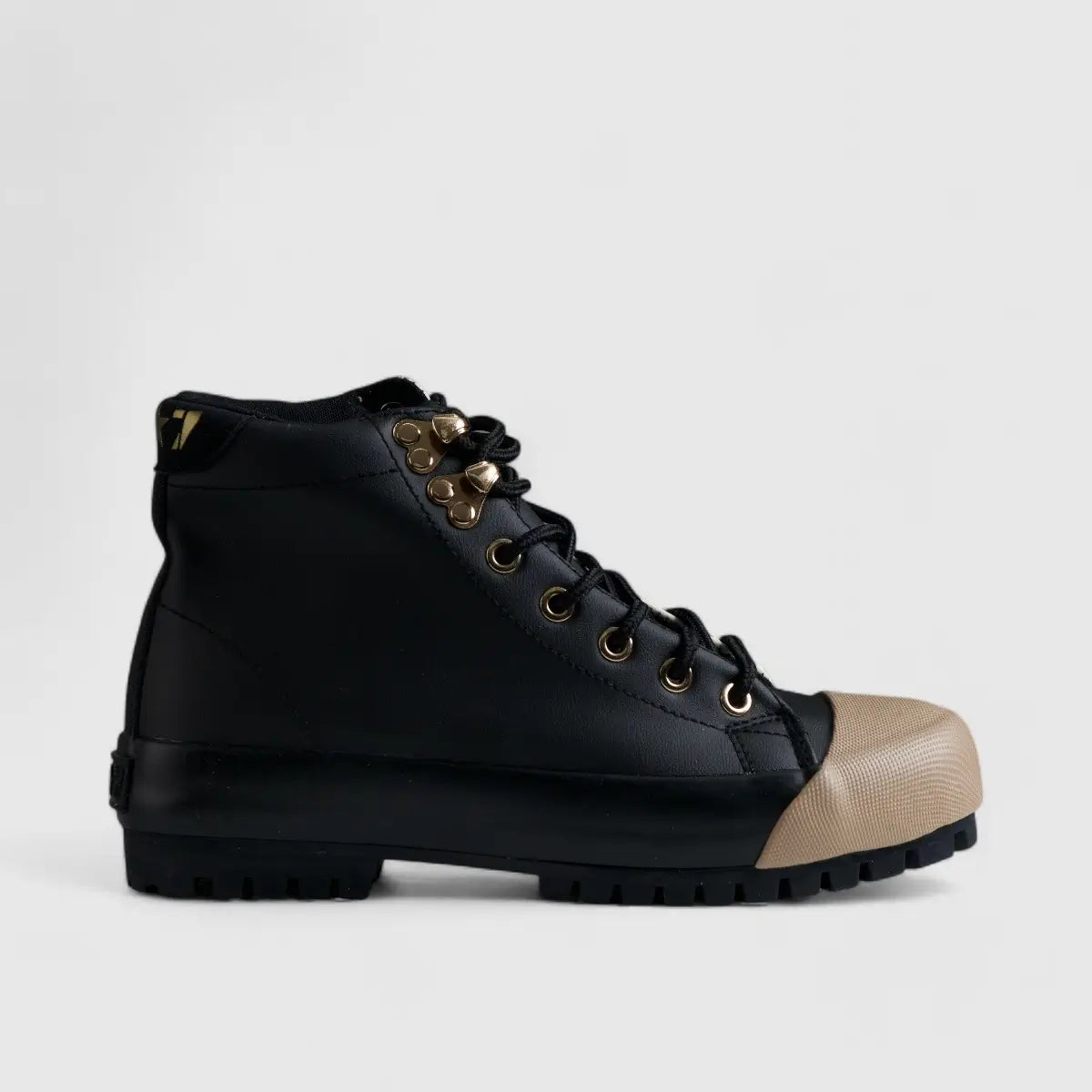 Caprio 2 Tone Statement Sneaker Boots Beige/Camel