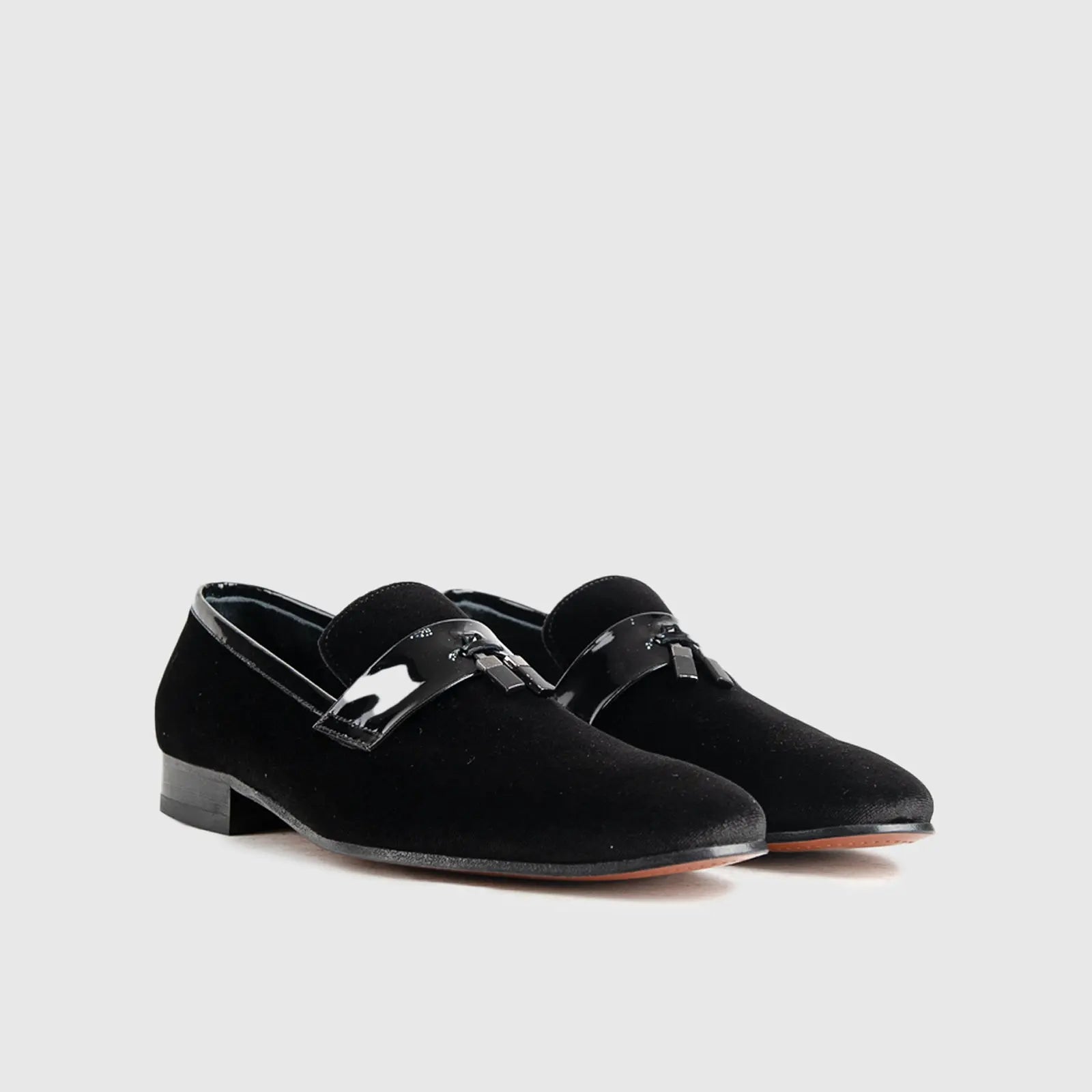 Statement Dress Loafers 1802 Black Velvet