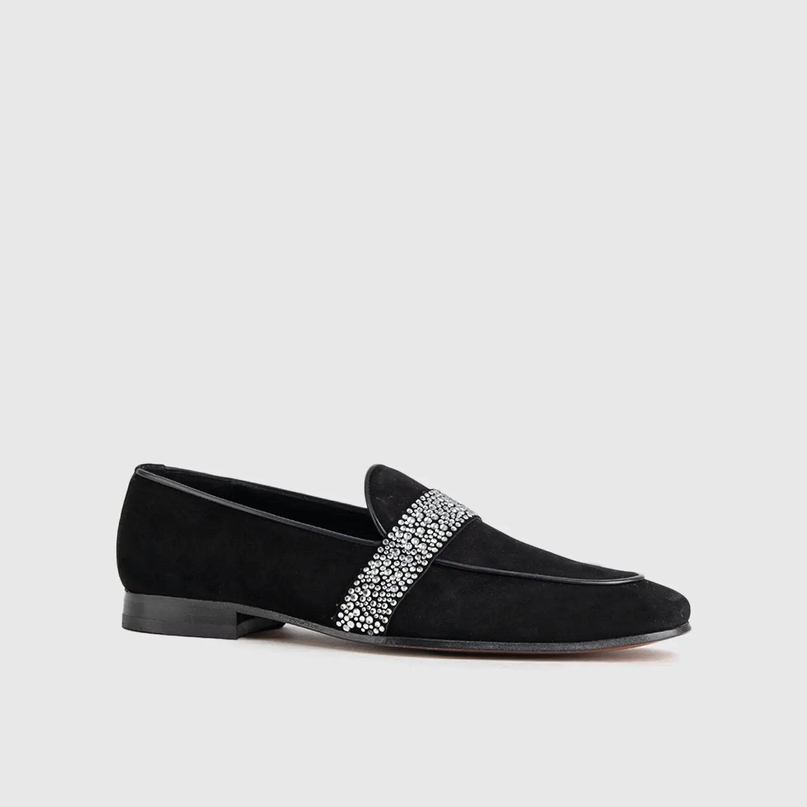 Statement Dress Loafers 1002 Black Suede