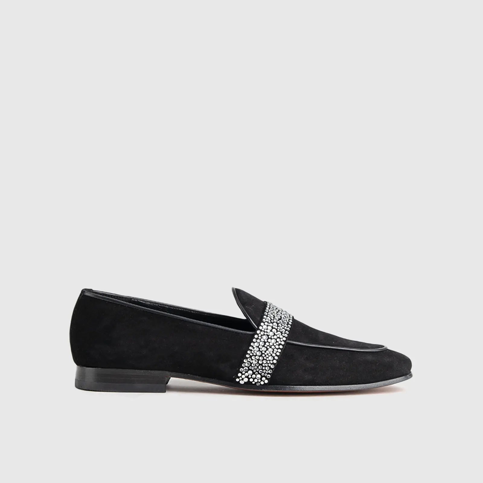 Statement Dress Loafers 1002 Black Suede