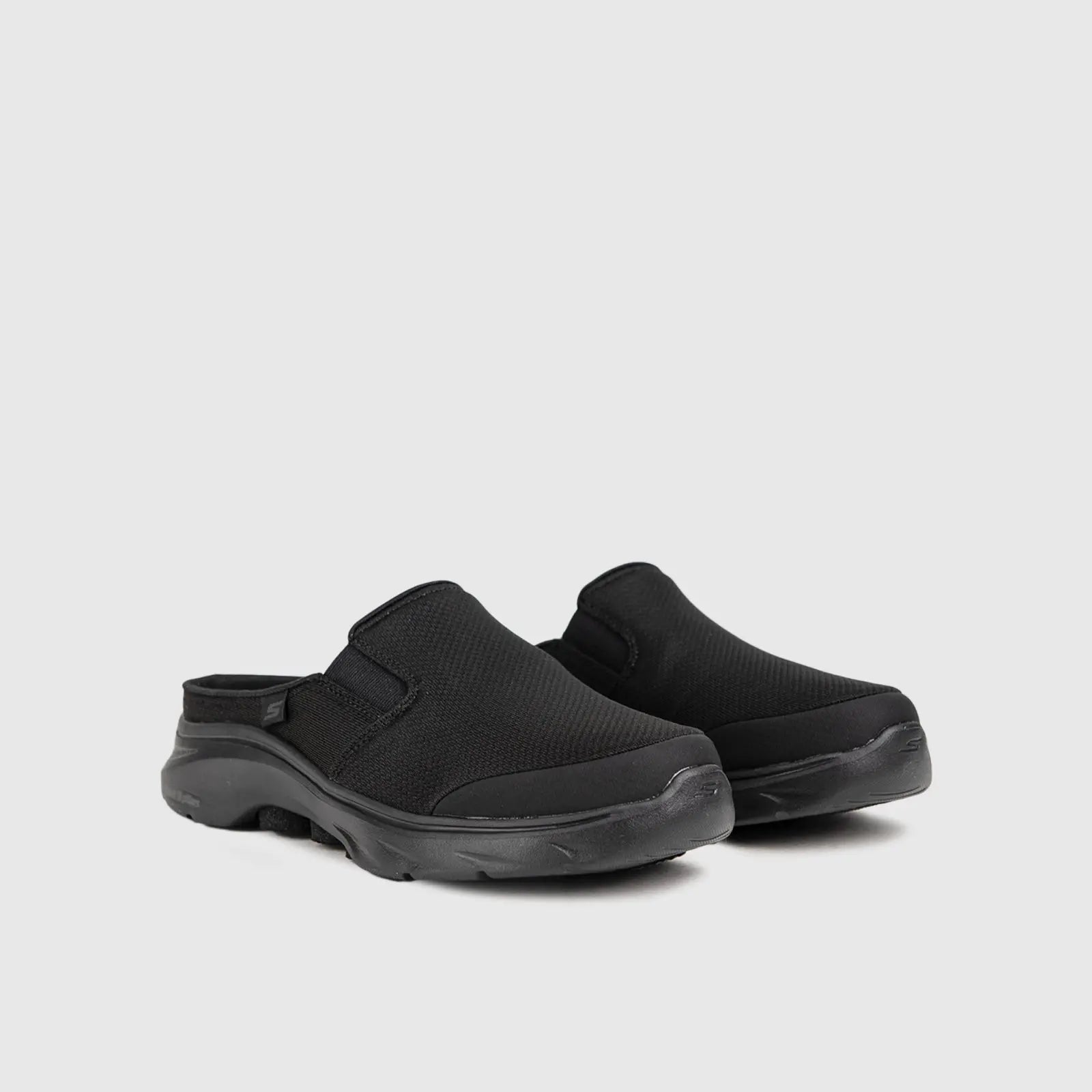 Go Walk 7 Comfort Open Back Slip On Black 216645