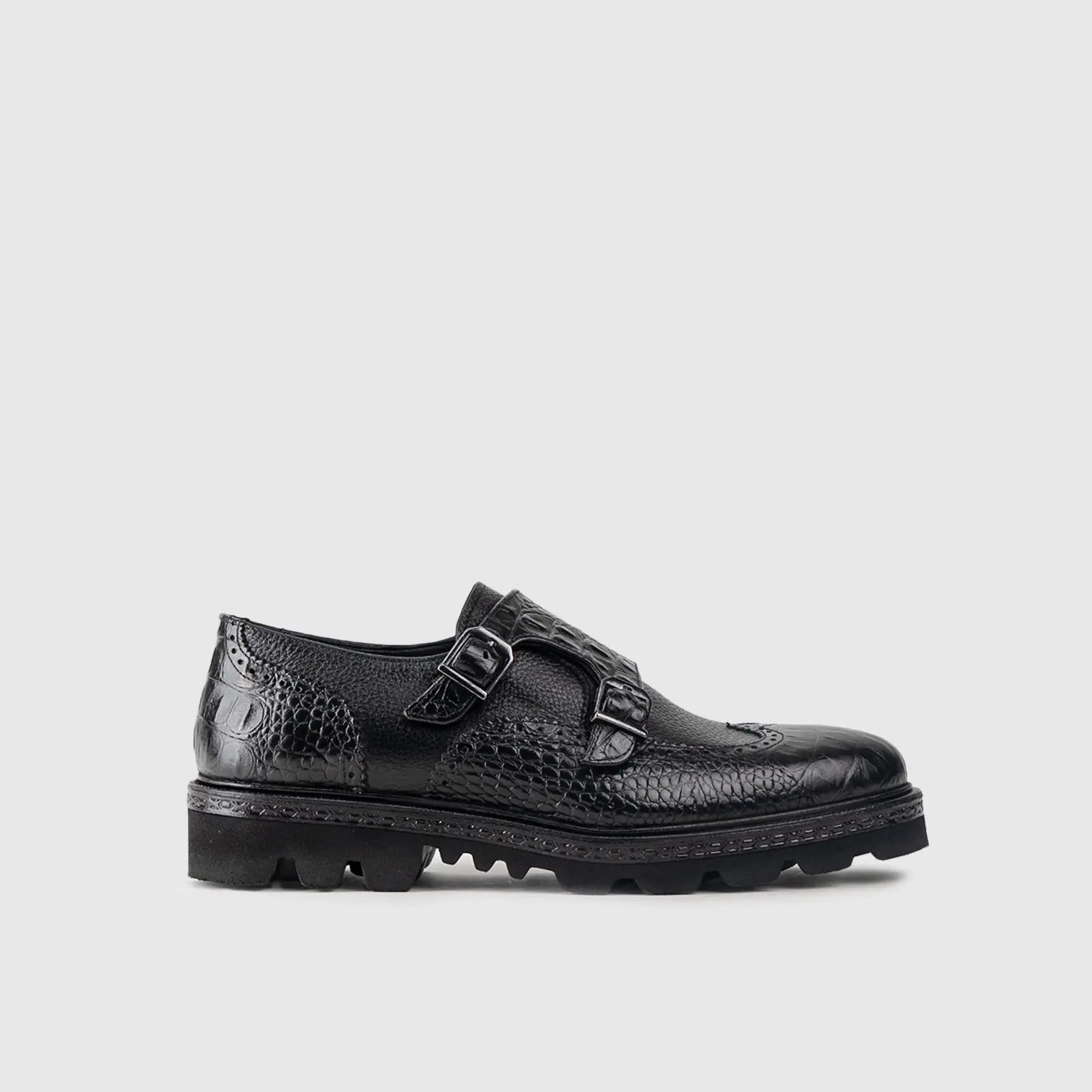 Chunky Sole Dress Loafers 312 Black