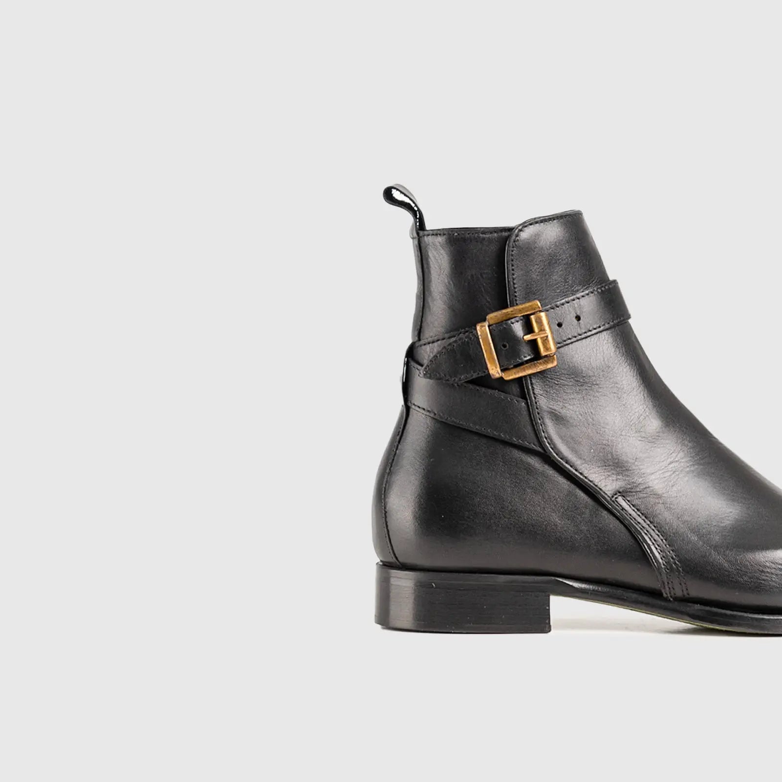 Dress Ankle Buckle Boot 3022 Black
