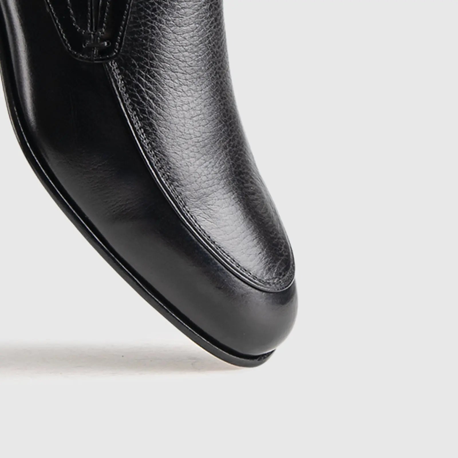 Dress Comfort Slip Ons 6934 Black Deer Skin