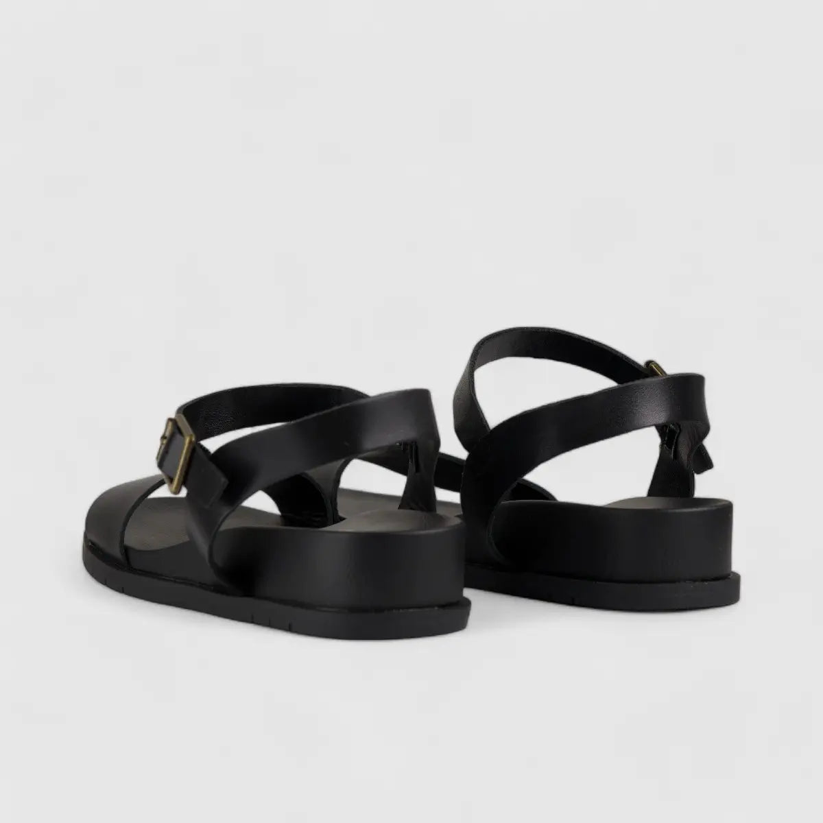 Graice Comfort Wedge Sandal Black 01372