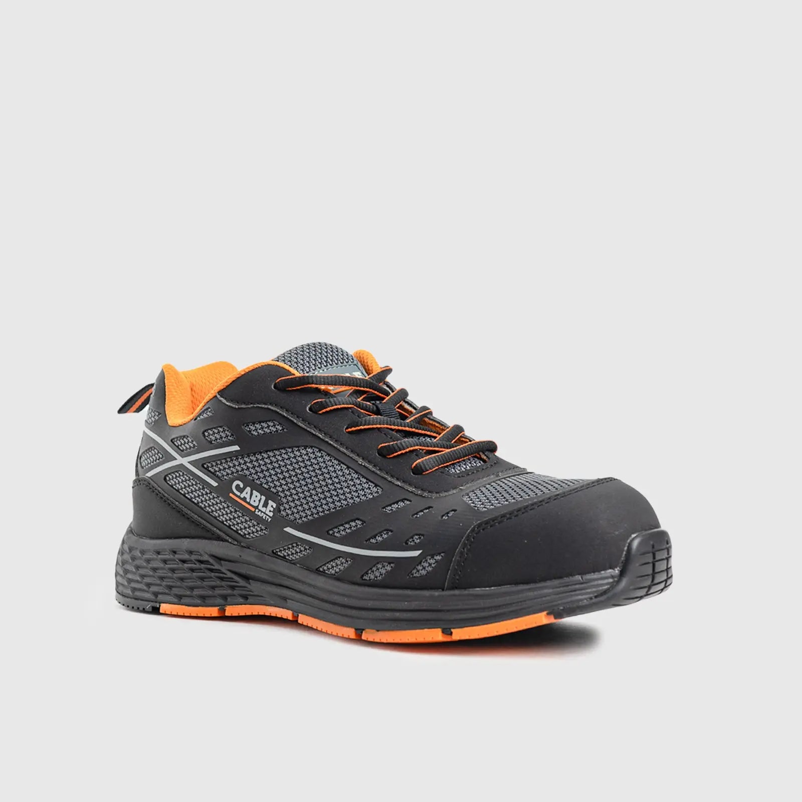 Cable Zircon Safety Shoe Black/Orange
