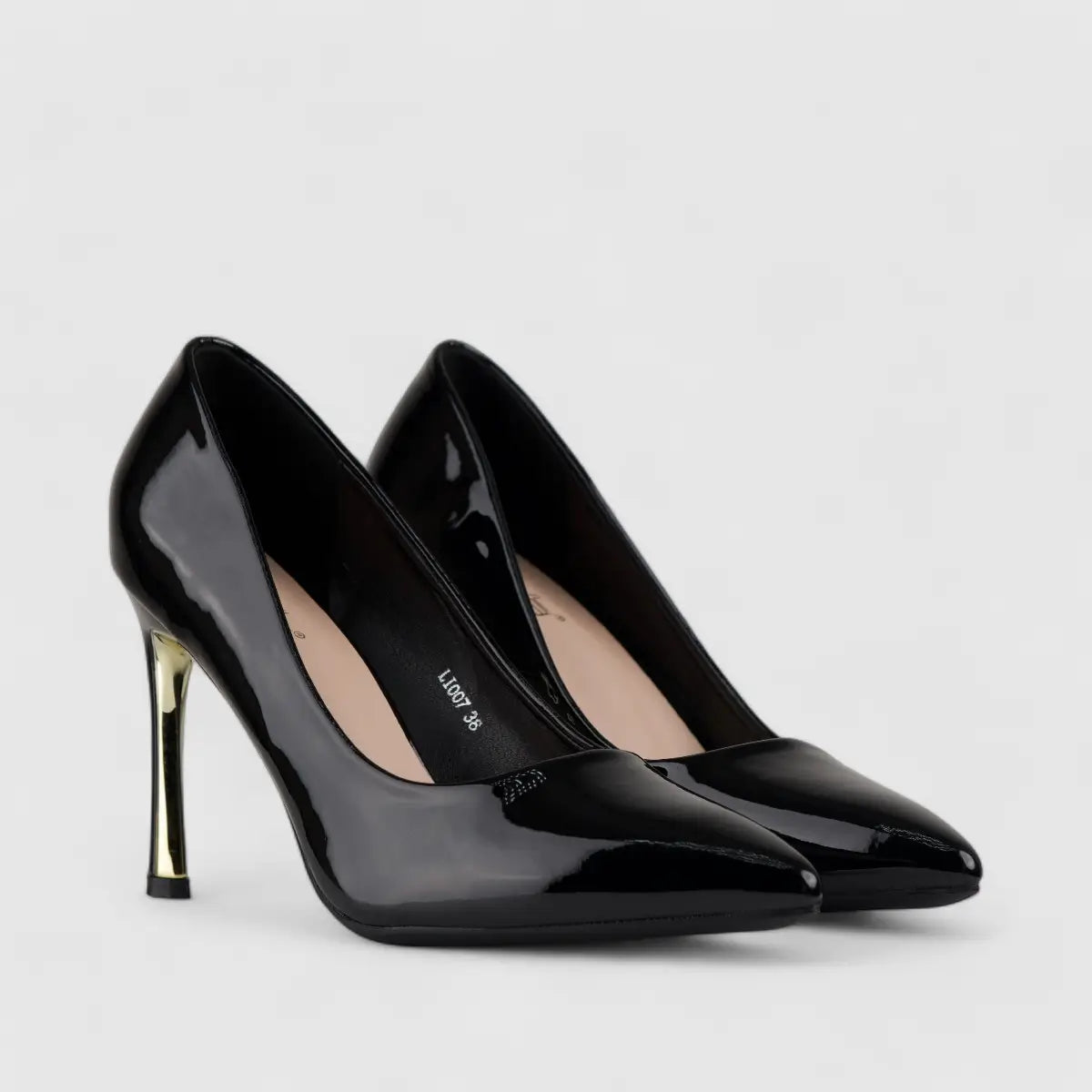 Bulbul Stiletto Court Shoe Black LI007