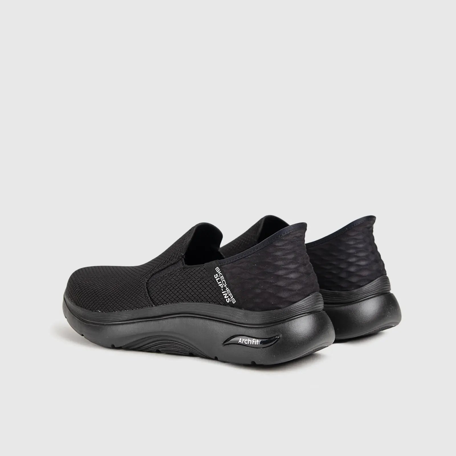 Go Walk Arch Fit 2.0 Comfort Slip Ons Black 216600