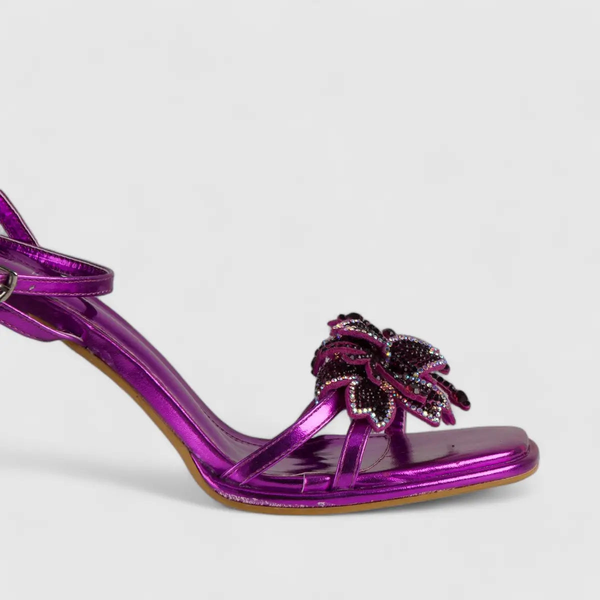Bulbul Heel Sandal Purple LI004