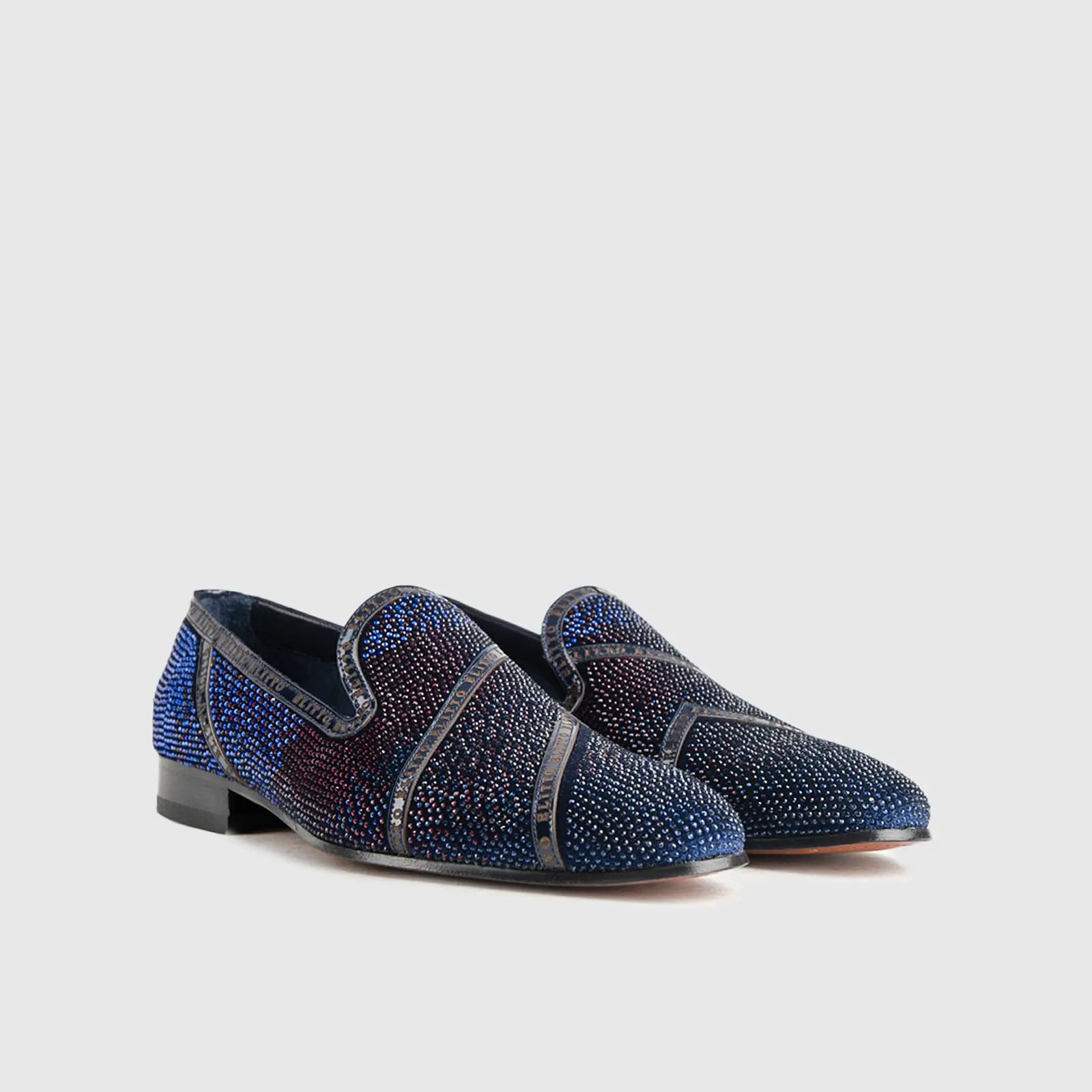 Statement Dress Loafers 3606 Navy-Stones