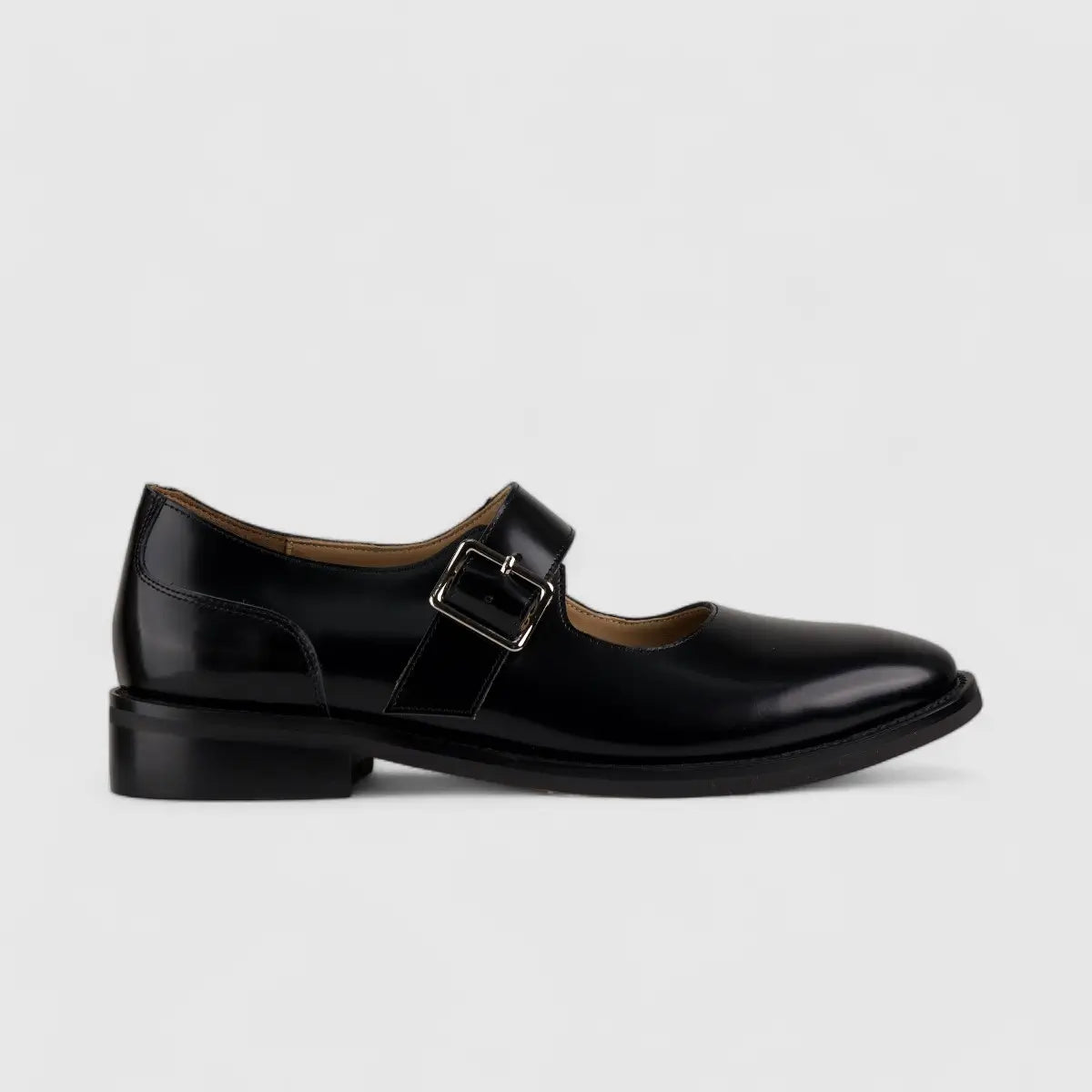 Morbido Leather Moc Pump Loafer Black NSH500-15