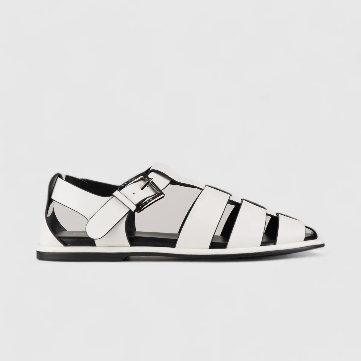 Bulbul Flat Sandal White Car5007
