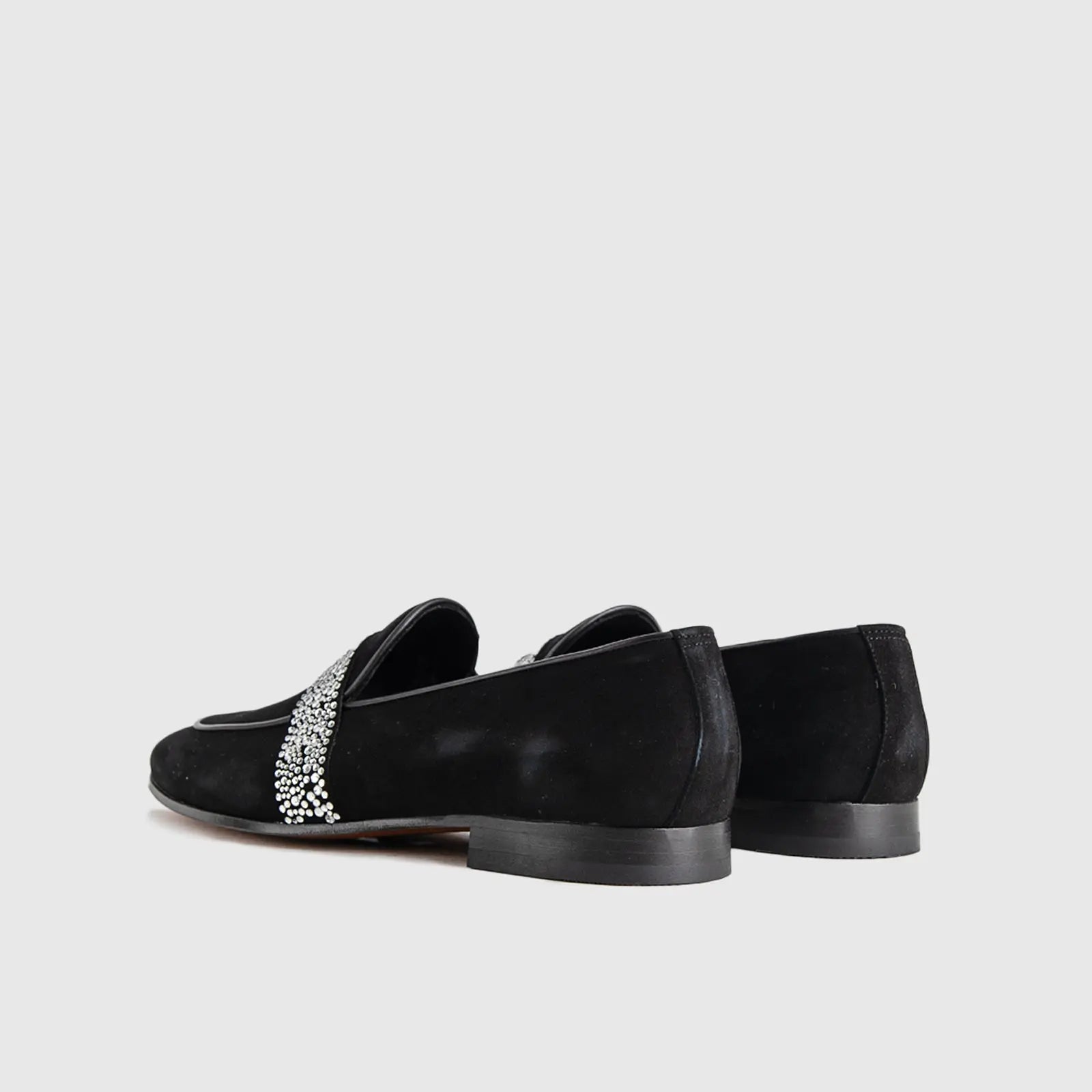 Statement Dress Loafers 1002 Black Suede