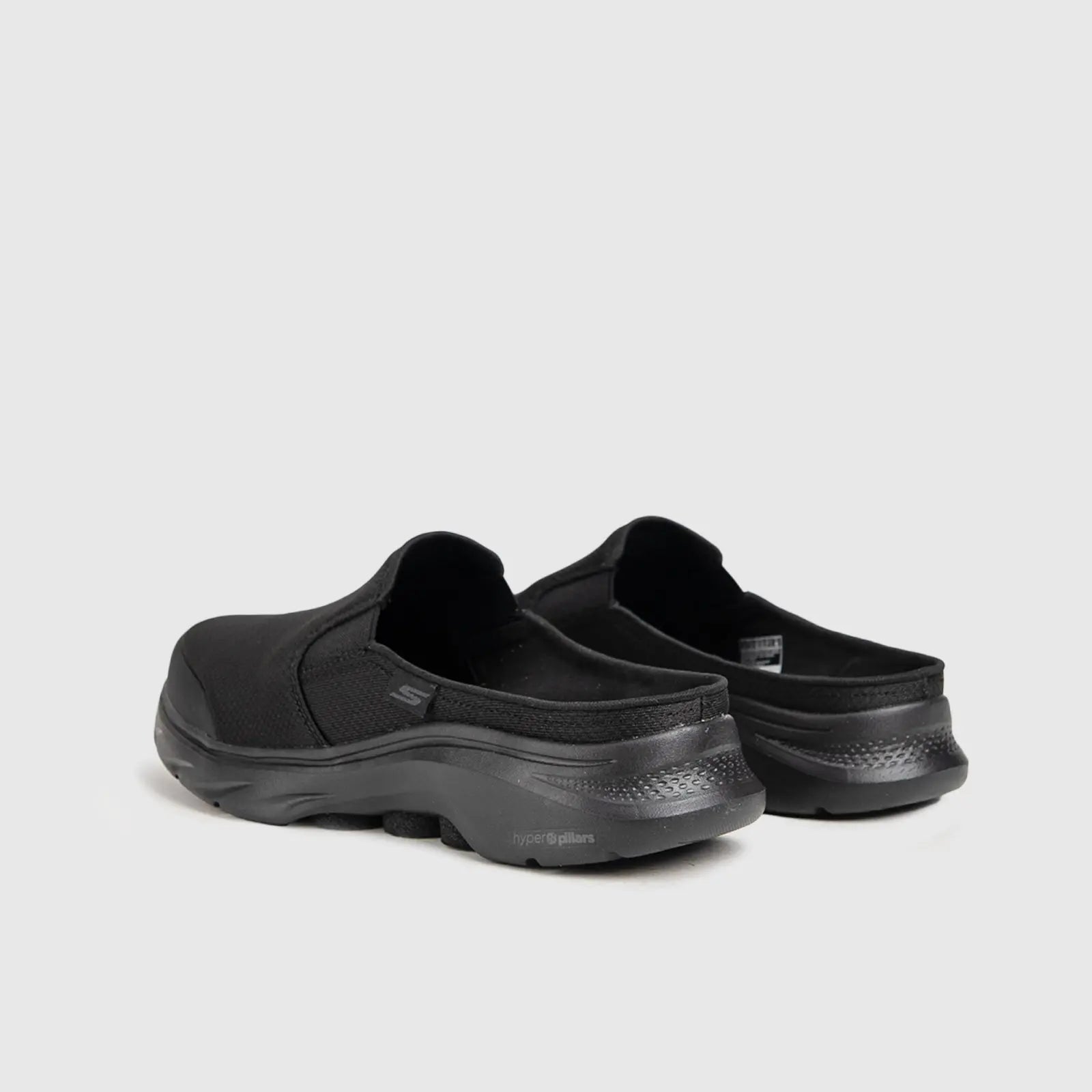 Go Walk 7 Comfort Open Back Slip On Black 216645