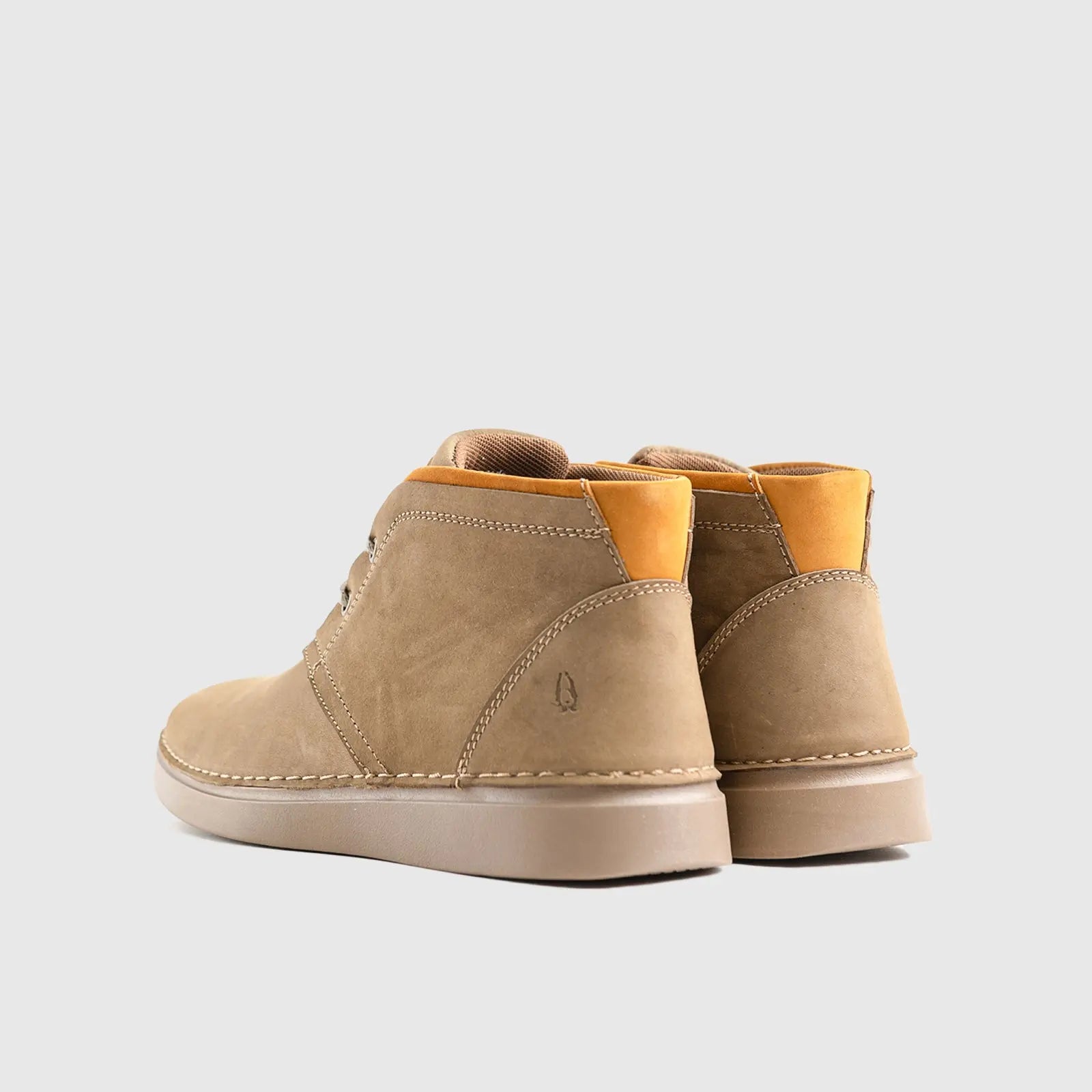 Rocko Casual Chukka Oxfords Beige 00829