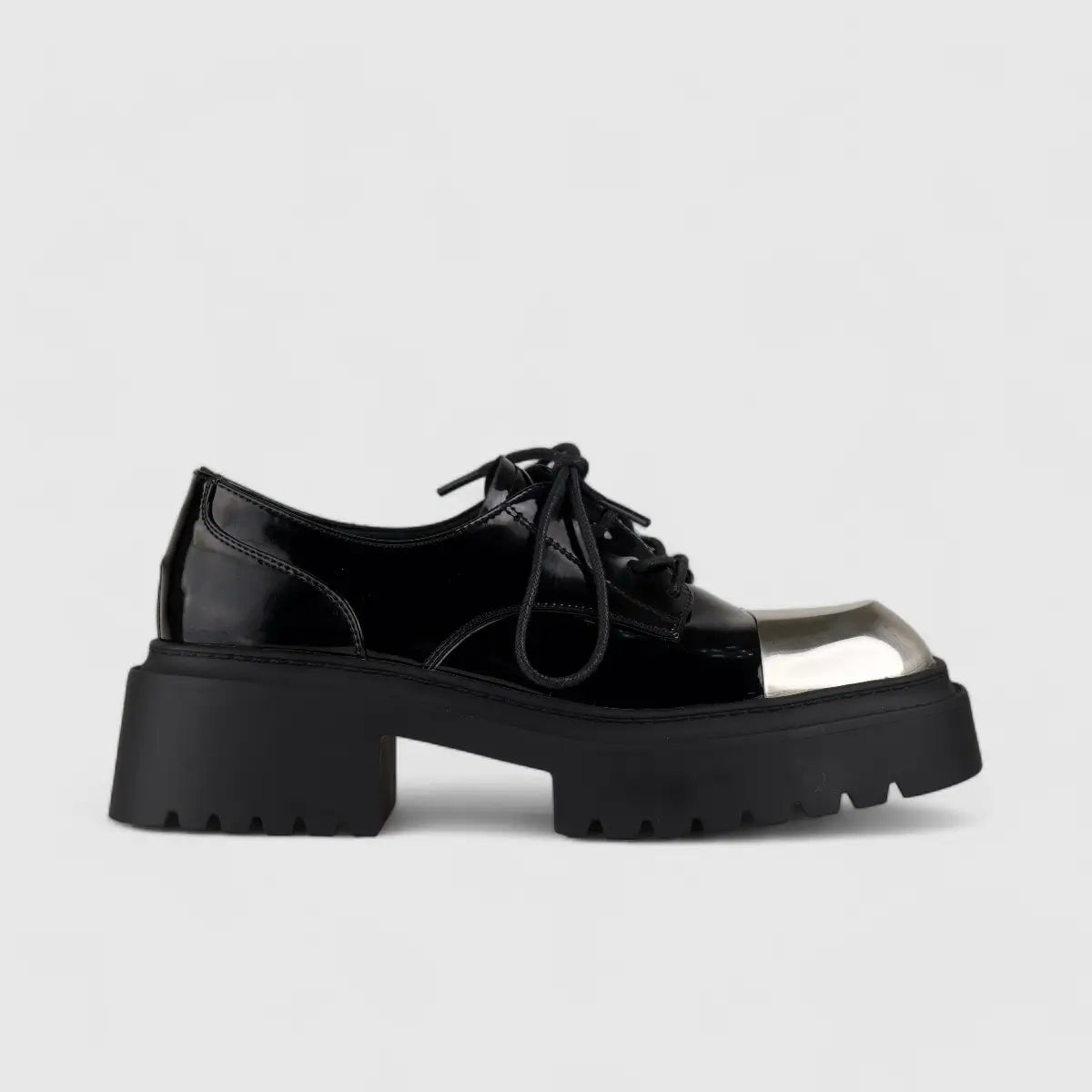 Bulbul Oxford Chunky Sole Black CAR5021
