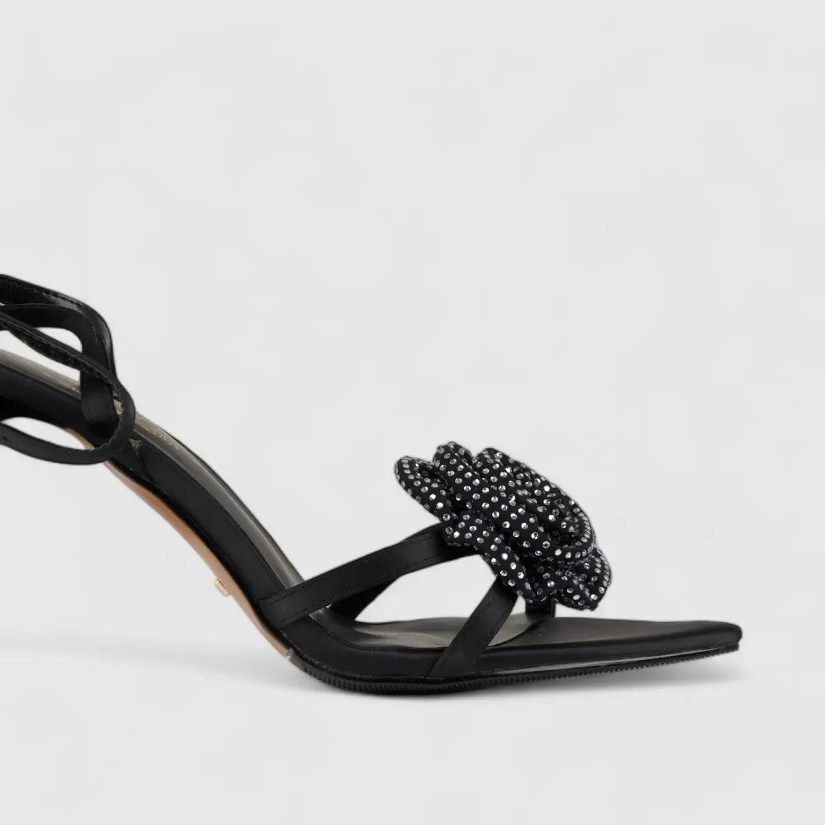Bulbul Stiletto Heel Sandal Black CAR5030